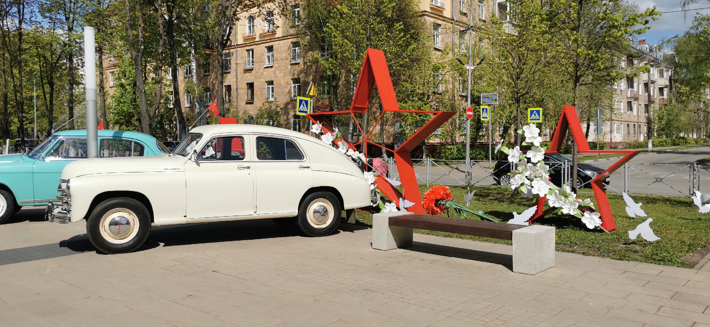 день победы, ретро, автомобили,