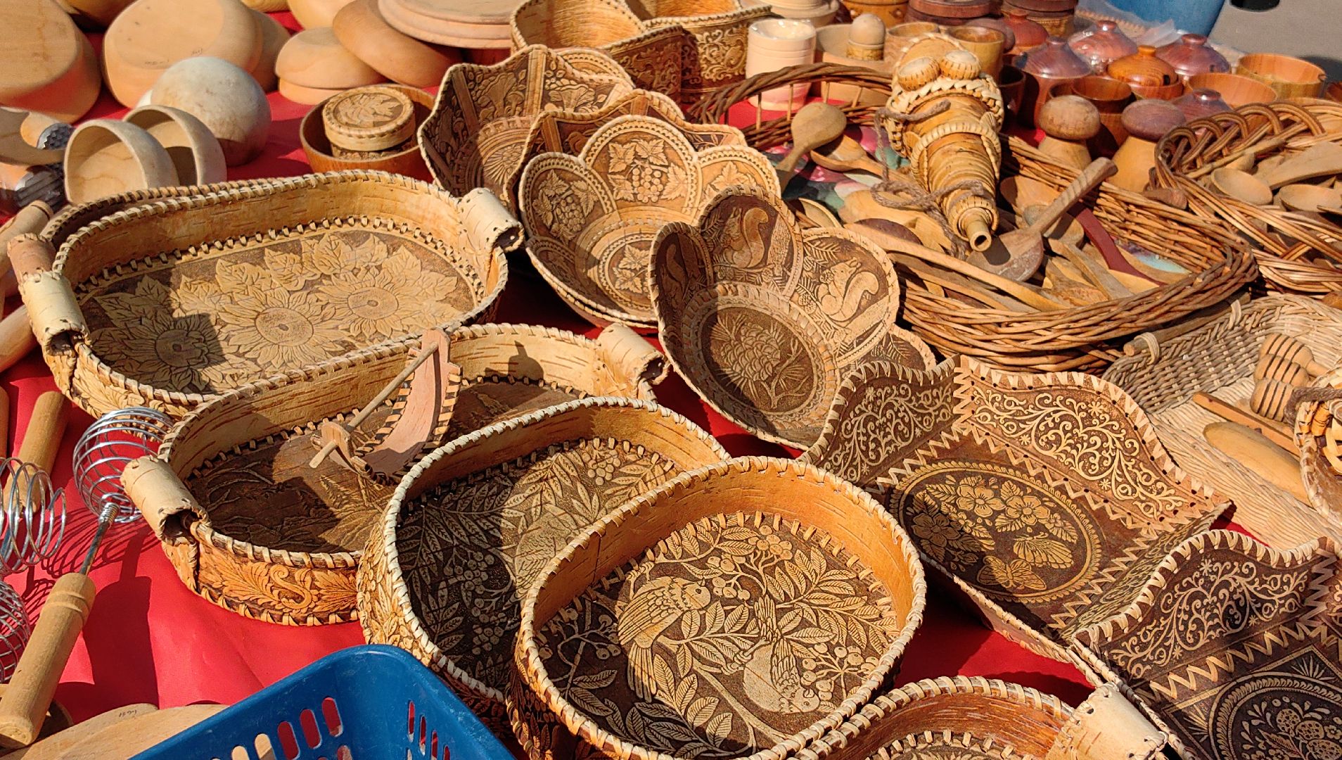утварь, народные промыслы, дерево, корзина,