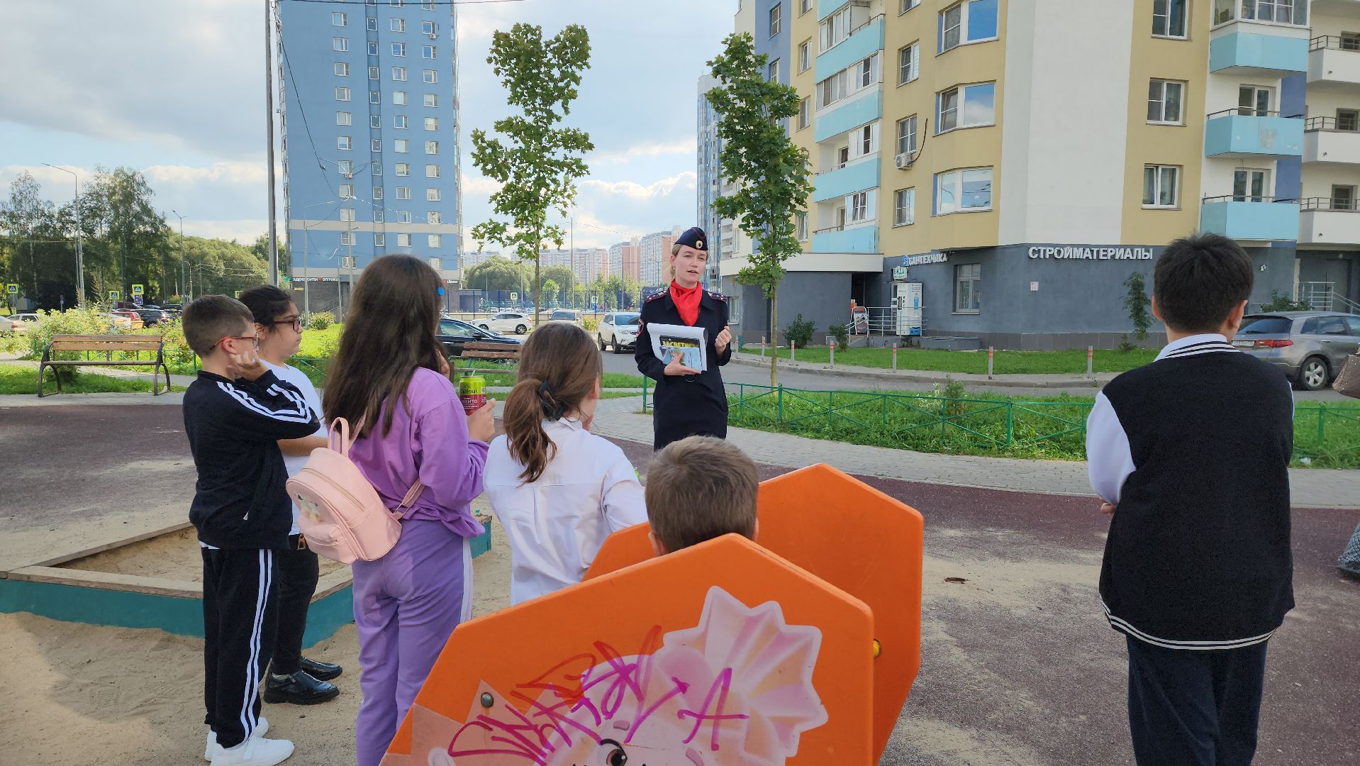 Госавтоинспекция , безопасный двор, Дети, Лобня,