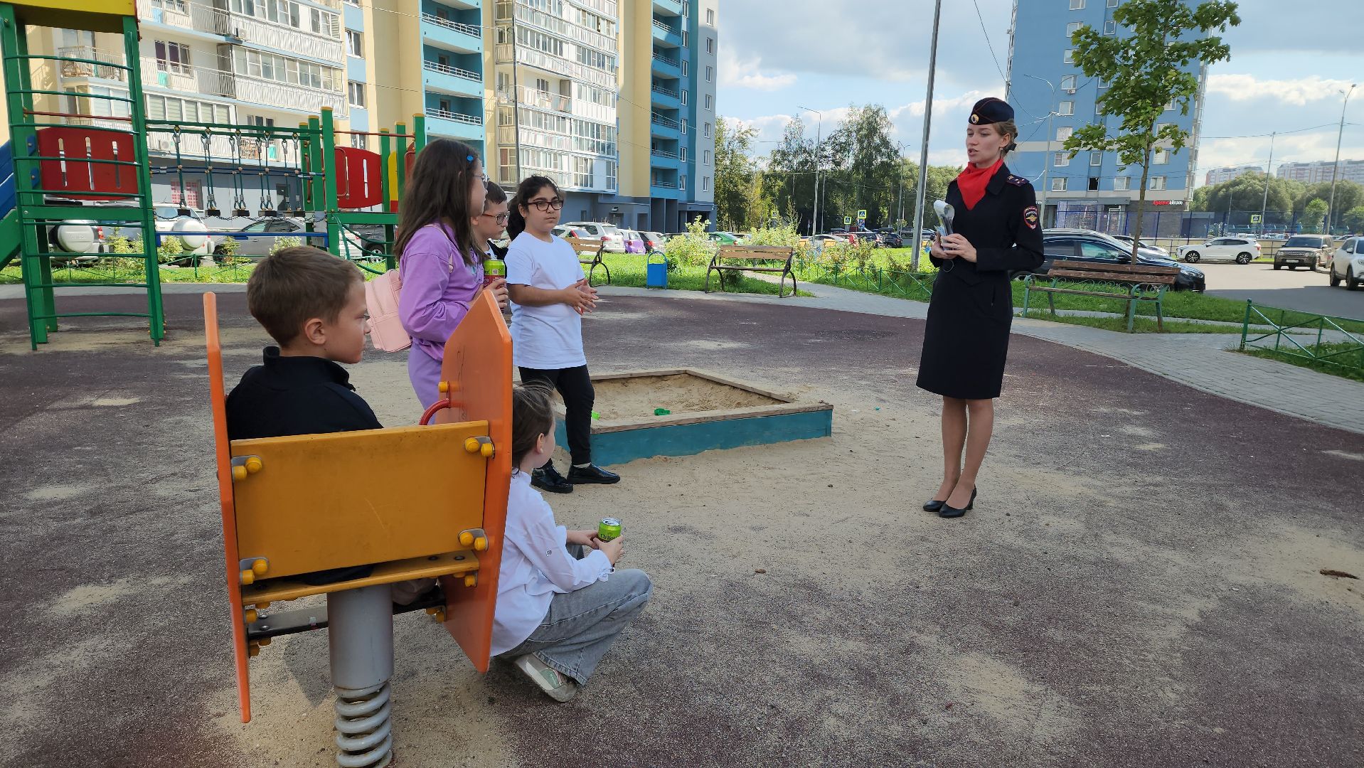 Госавтоинспекция , безопасный двор, Дети, Лобня,