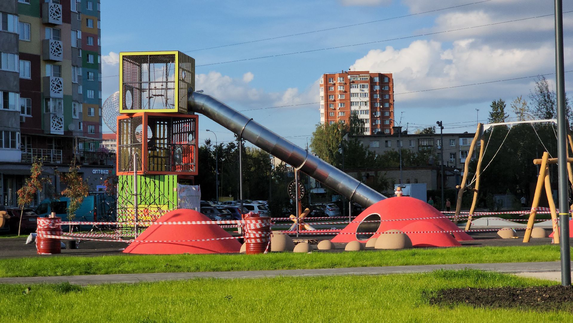 Парк Защитников Москвы , Лобня, Благоустройство парка ,
