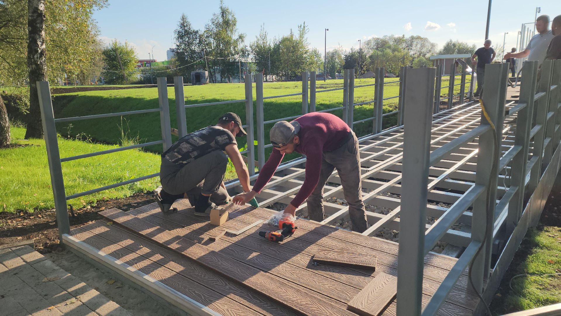 Парк Защитников Москвы , Лобня, Благоустройство парка ,