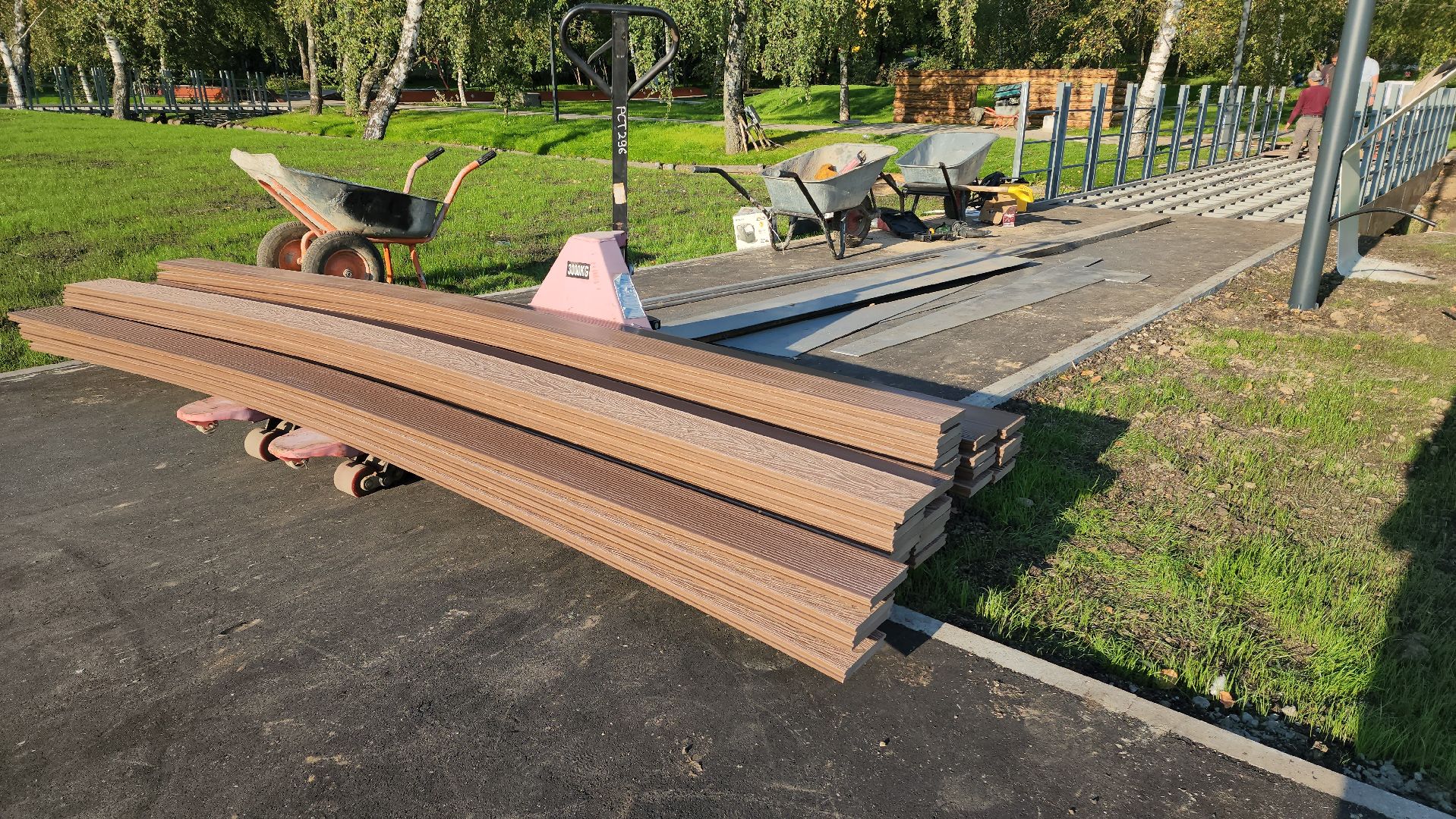 Парк Защитников Москвы , Лобня, Благоустройство парка ,