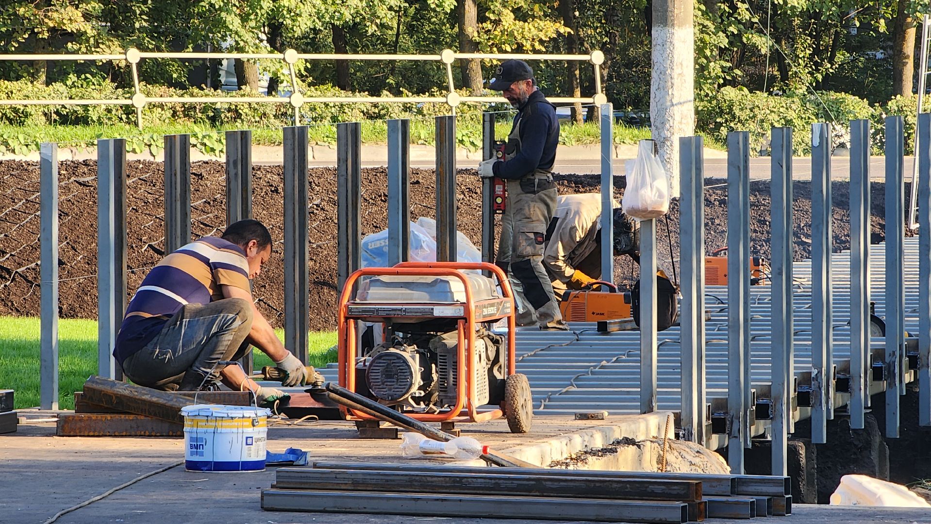 Парк Защитников Москвы , Лобня, Благоустройство парка ,