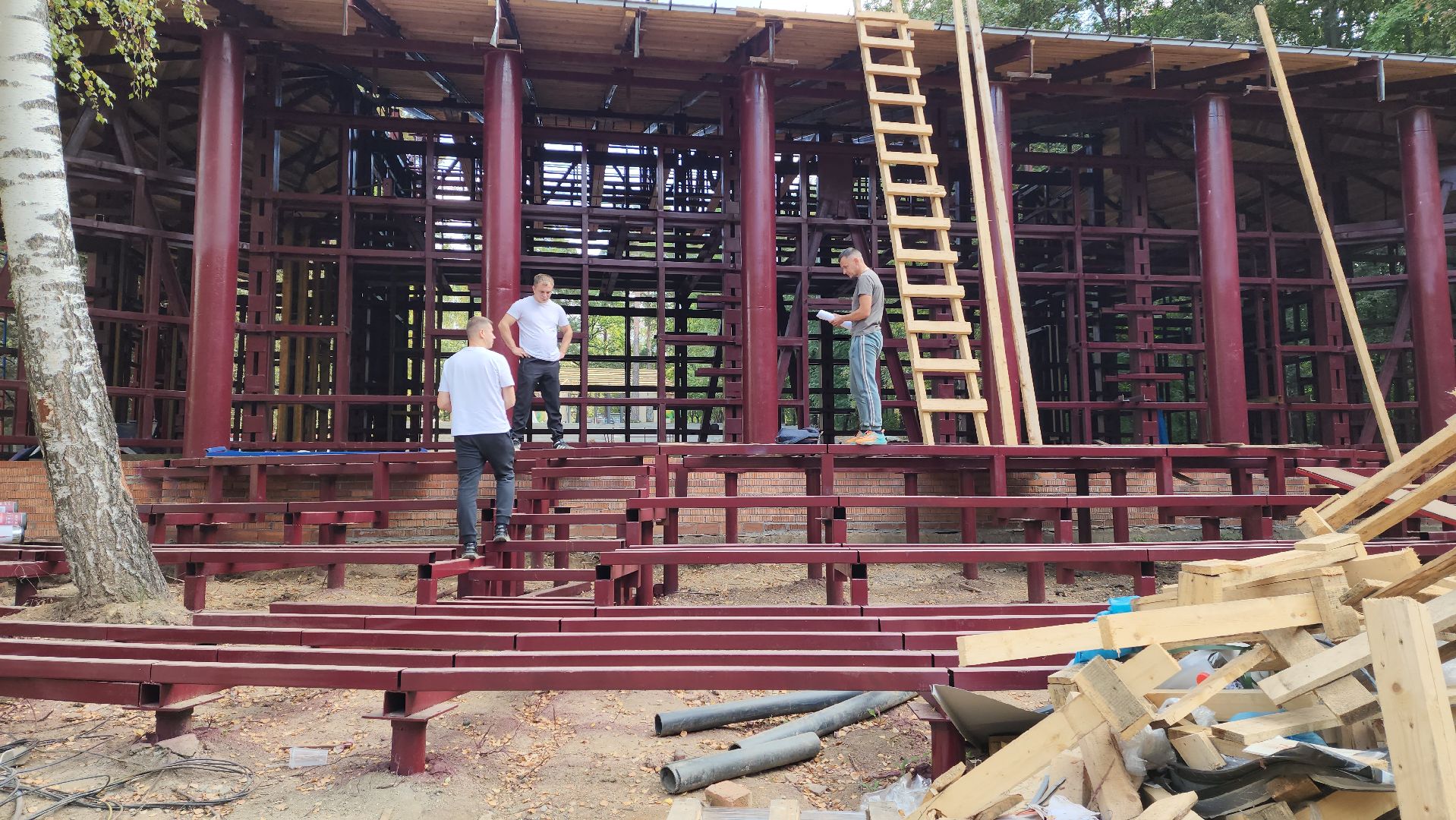 красногорск, городской парк, зеленый театр, реконструкция, день города,