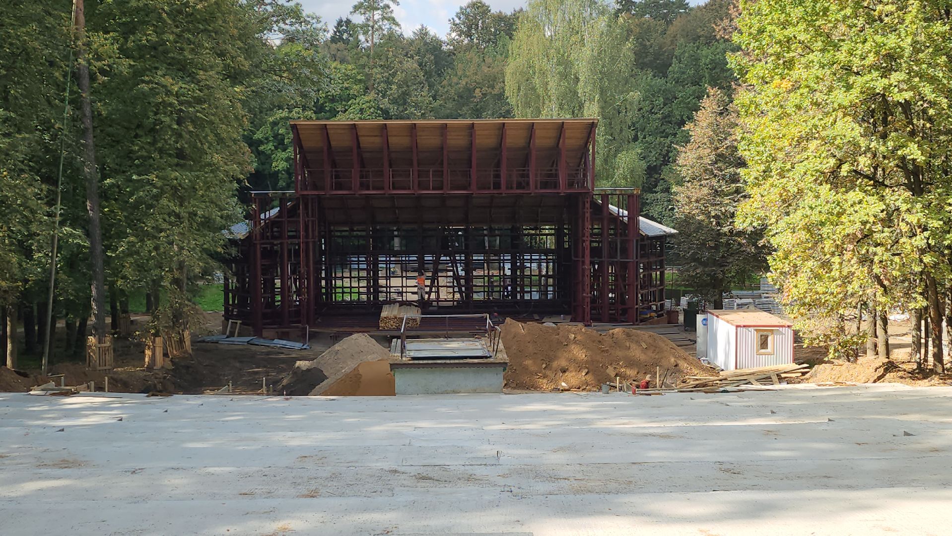 красногорск, городской парк, зеленый театр, реконструкция, день города,