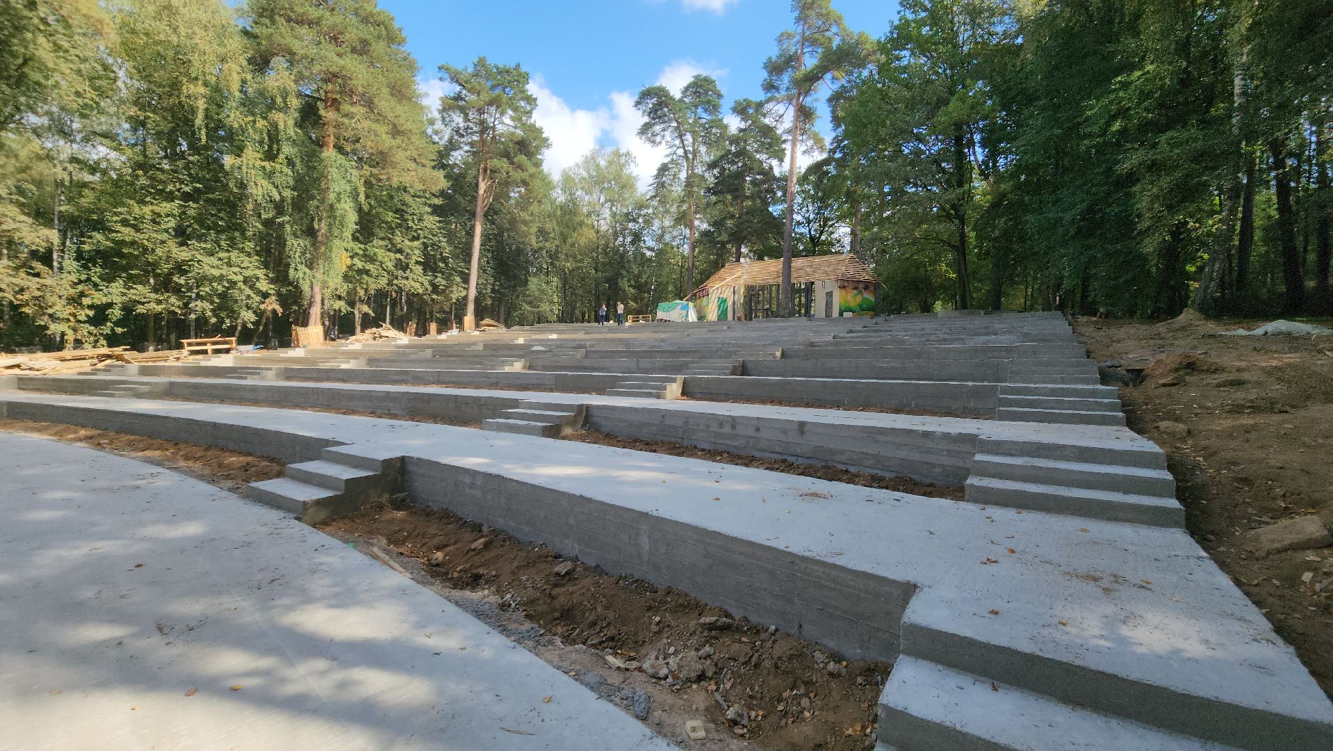 красногорск, городской парк, зеленый театр, реконструкция, день города,