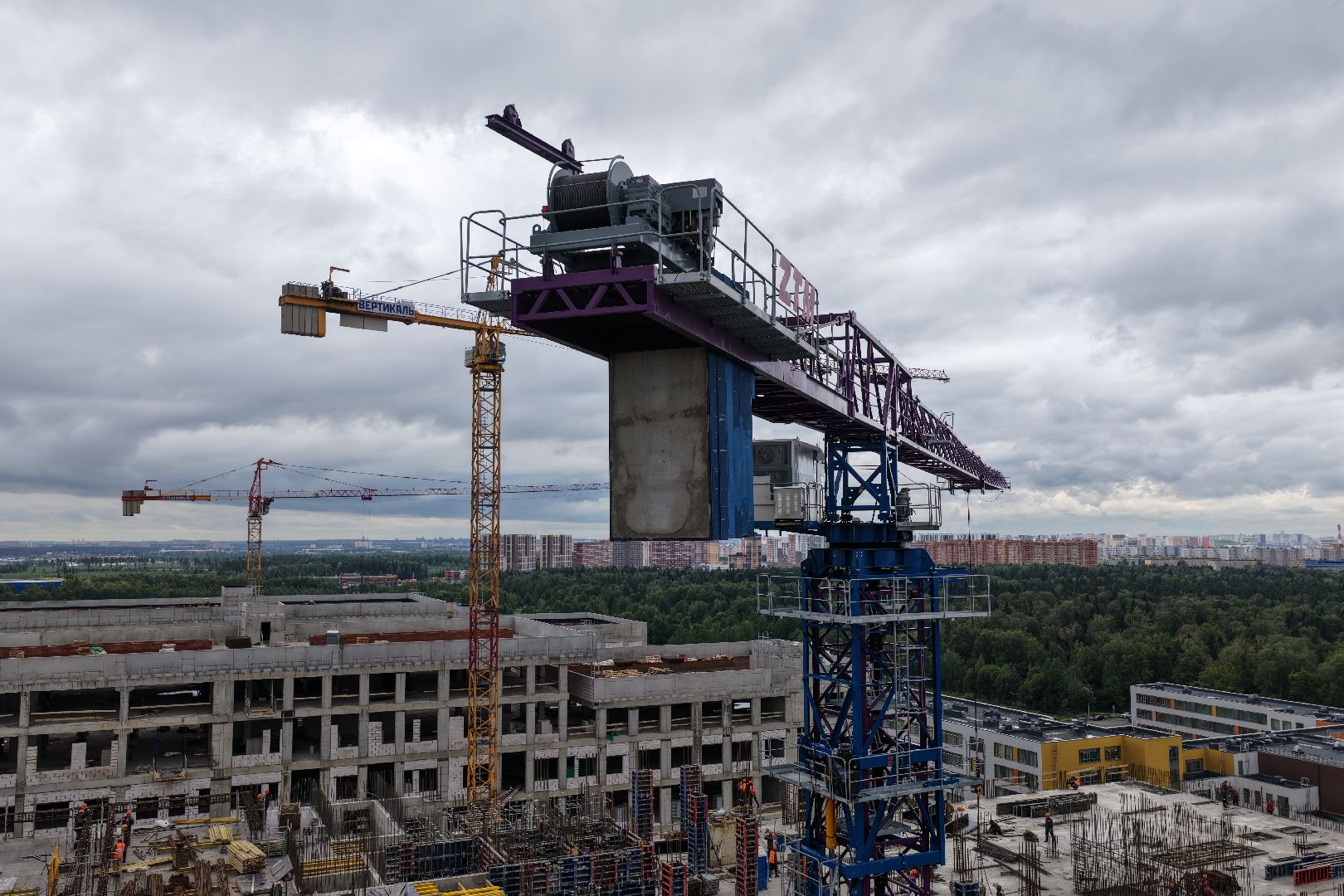 видео с коптера, больница балашиха, больница в ольгино,