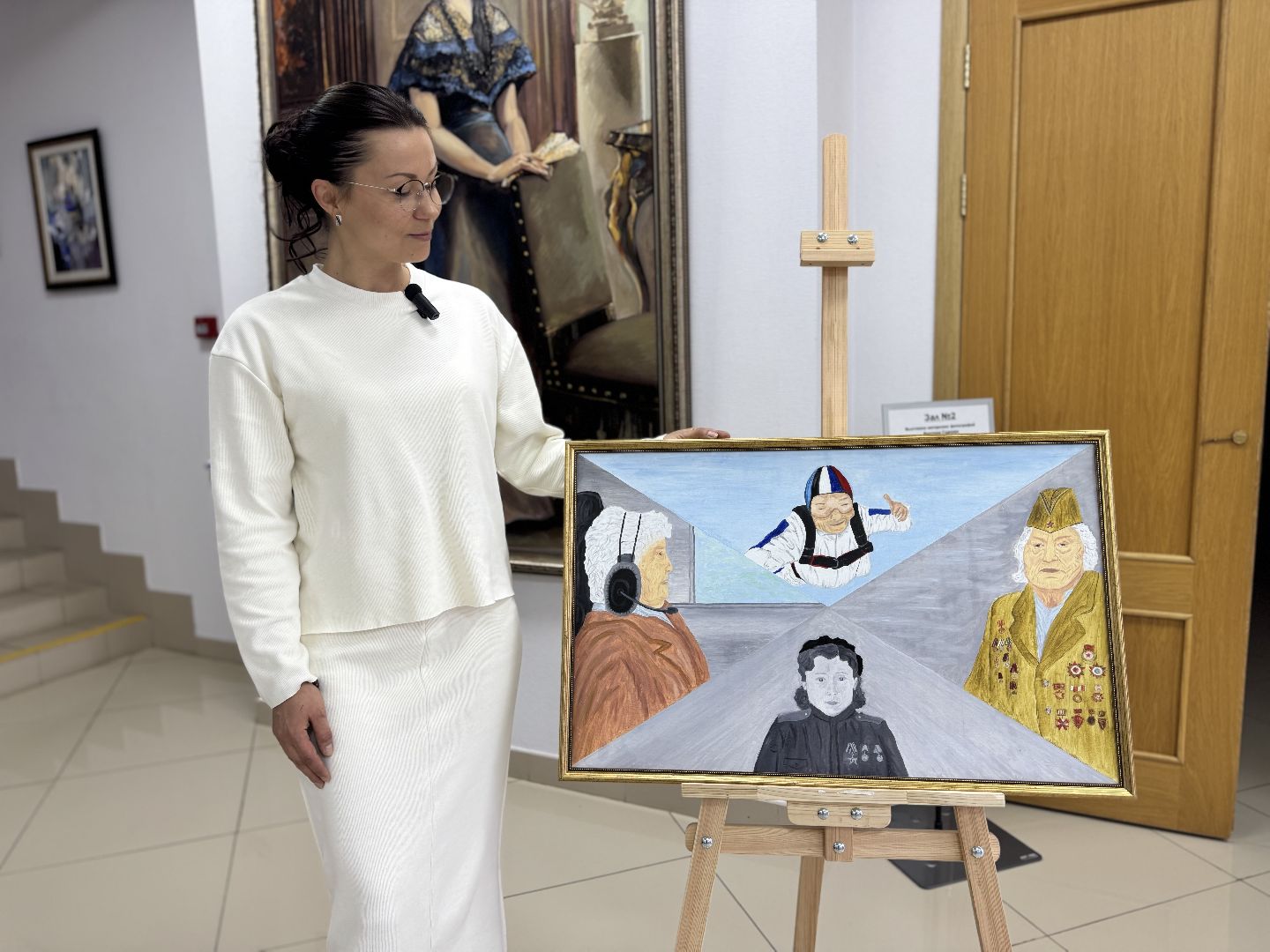 шаховская, железная бабушка, художникик, картины, выставка,