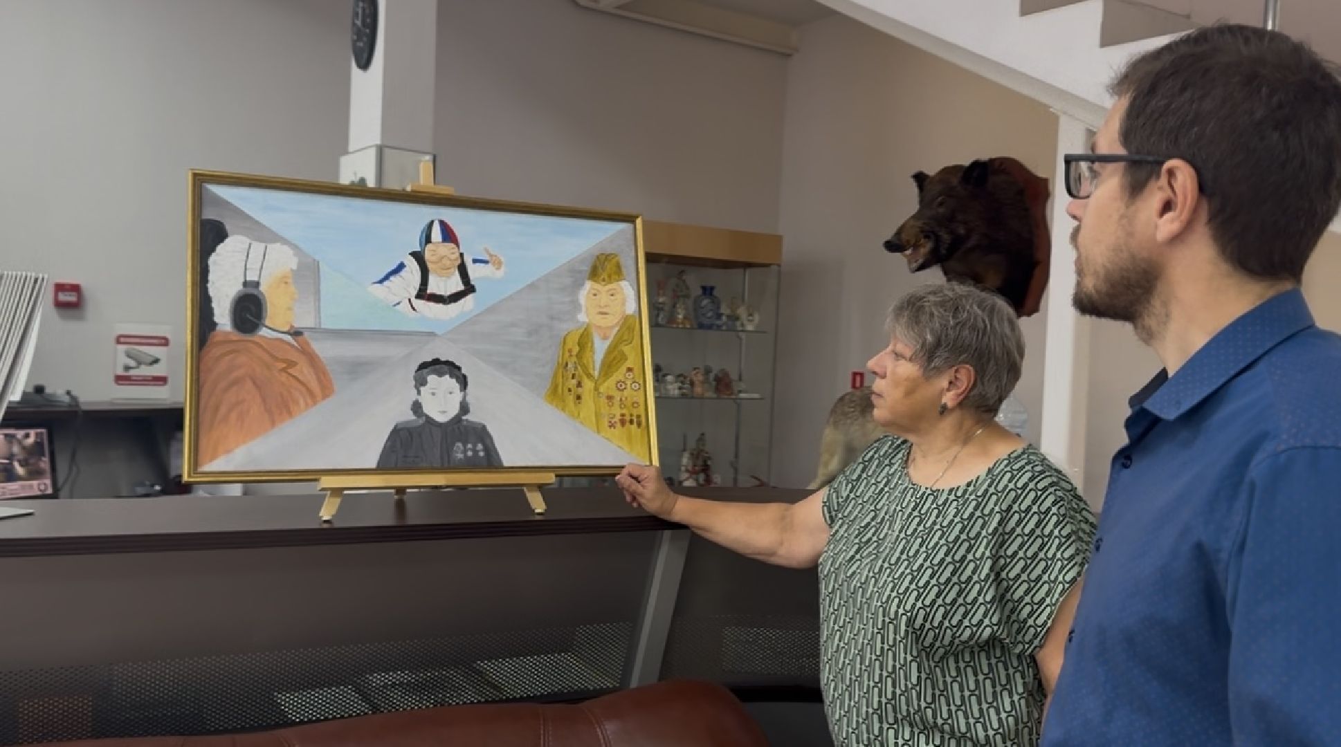 шаховская, железная бабушка, художникик, картины, выставка,