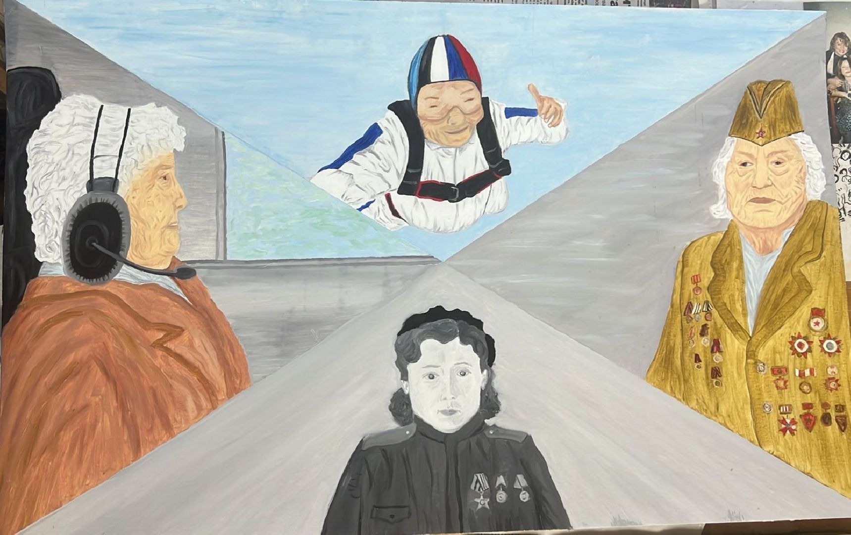 шаховская, железная бабушка, художникик, картины, выставка,