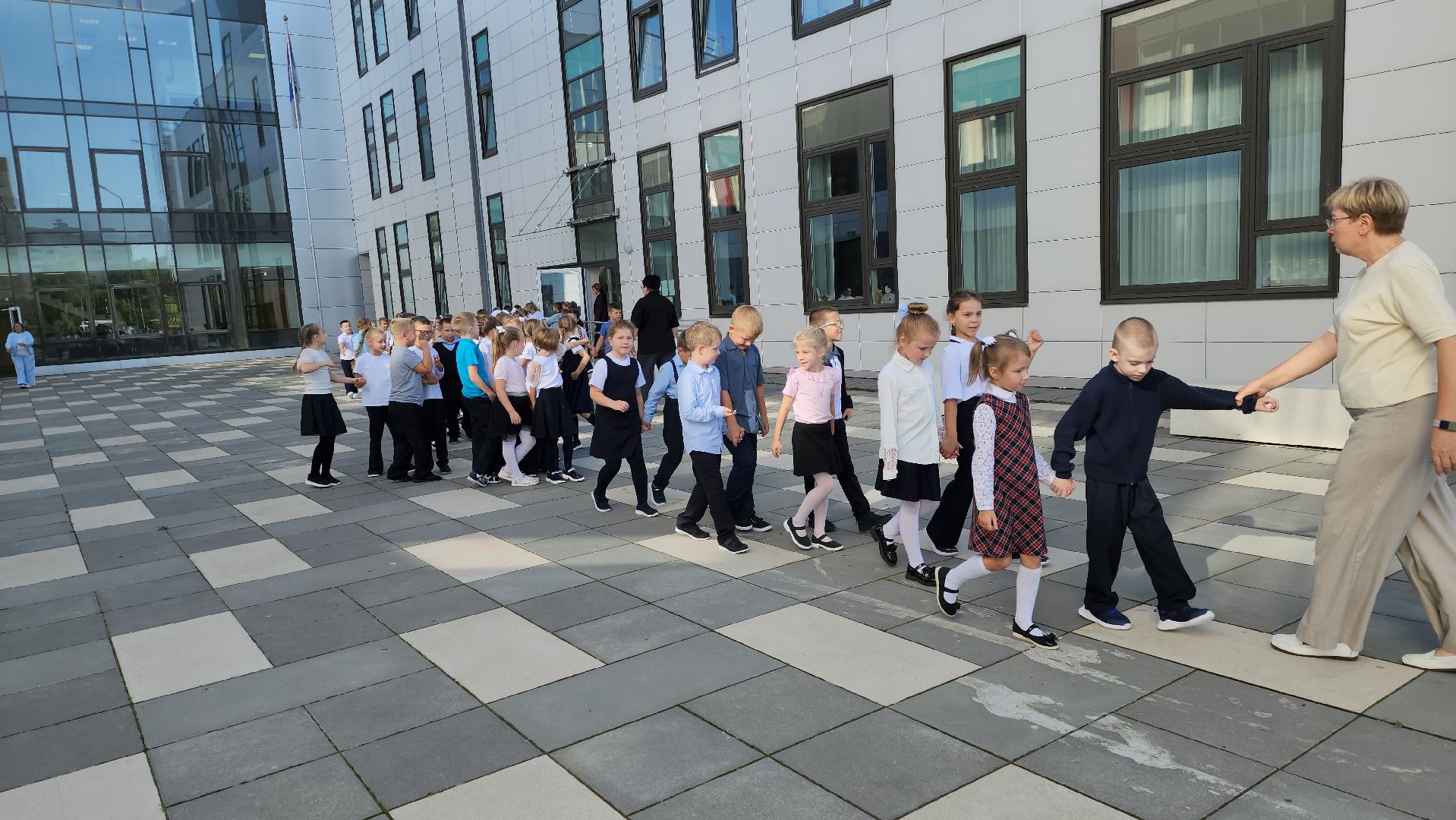 луховицы, тренировка по эвакуации, школа 1 в луховицах,