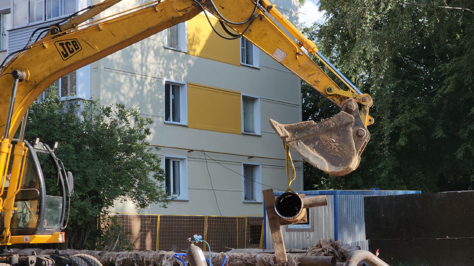 кашира, капитальный ремонт, теплоснабжение, отопление, горячая вода, губернаторская программа, замена труб,