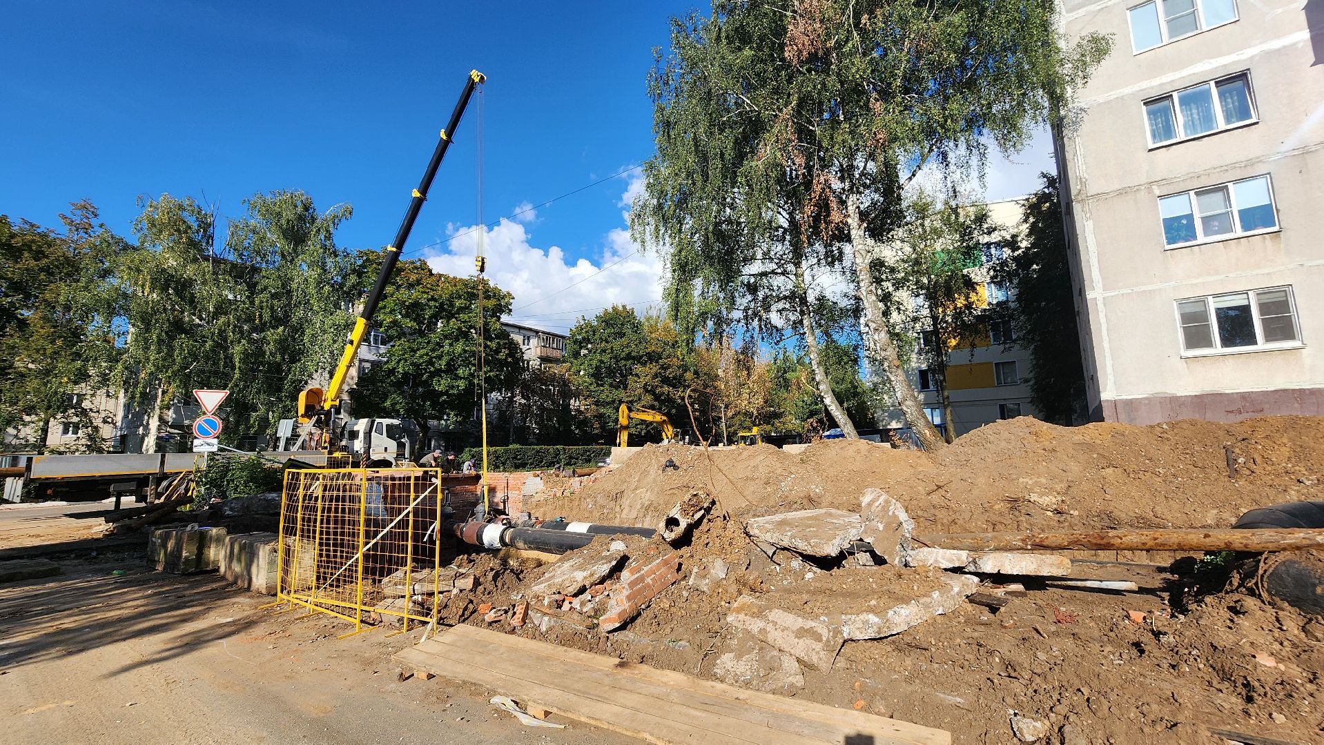 кашира, капитальный ремонт, теплоснабжение, отопление, горячая вода, губернаторская программа, замена труб,