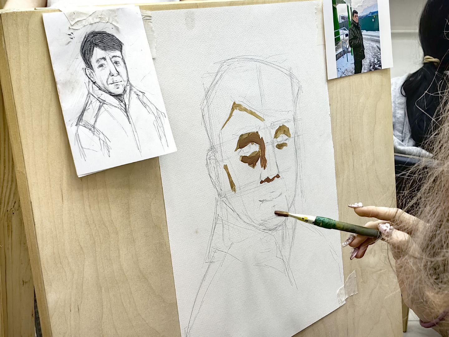 рисунки, конкурс, акция, мастер-класс, портрет, сво,