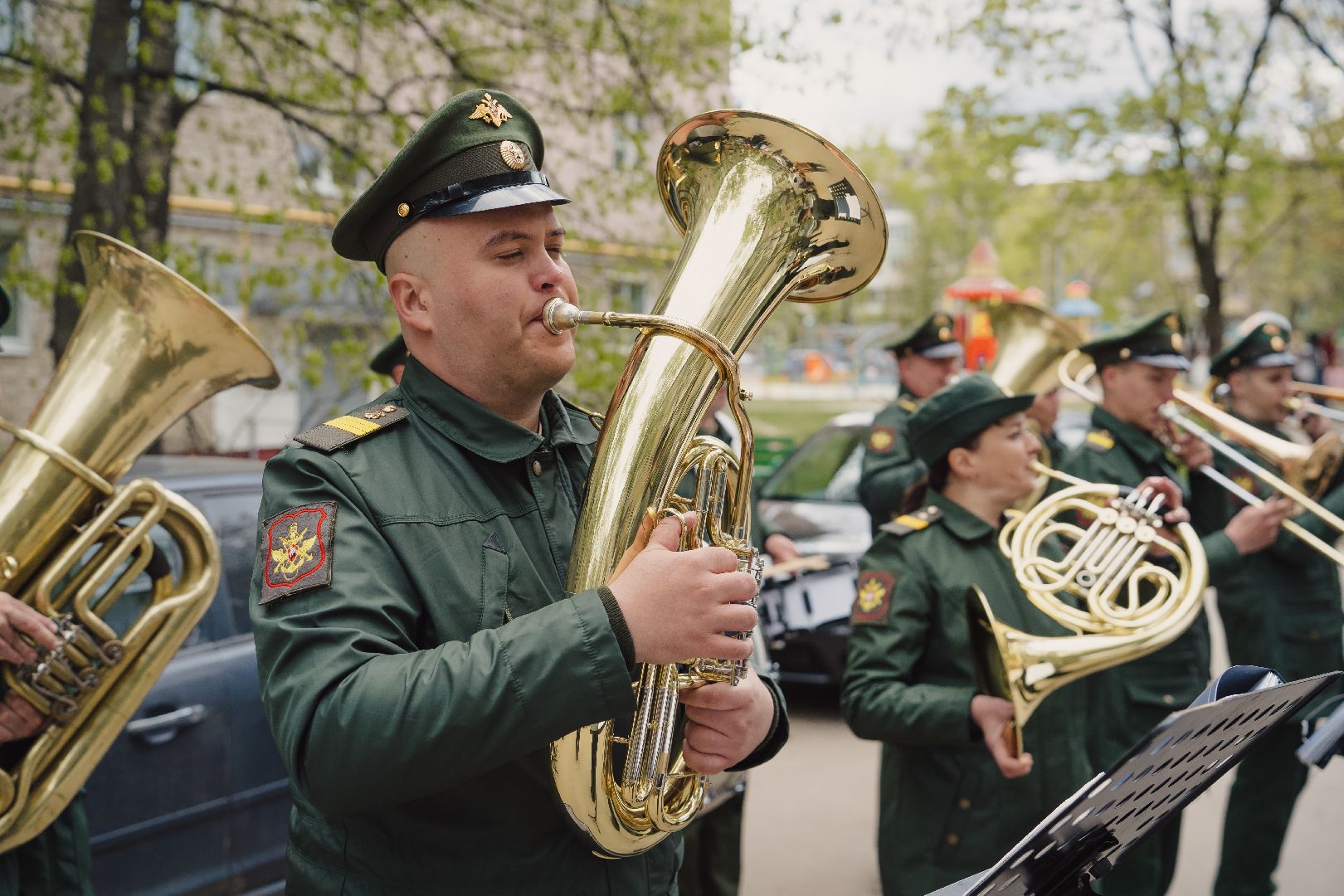 Можайск, Можайский городской округ, Подмосковье, День Победы, поздравление ветерана, фронтовая бригада, песни военных лет, 9 мая