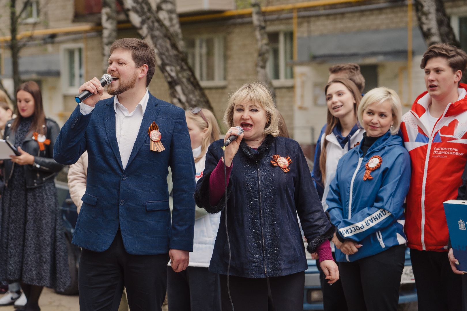 Можайск, Можайский городской округ, Подмосковье, День Победы, поздравление ветерана, фронтовая бригада, песни военных лет, 9 мая