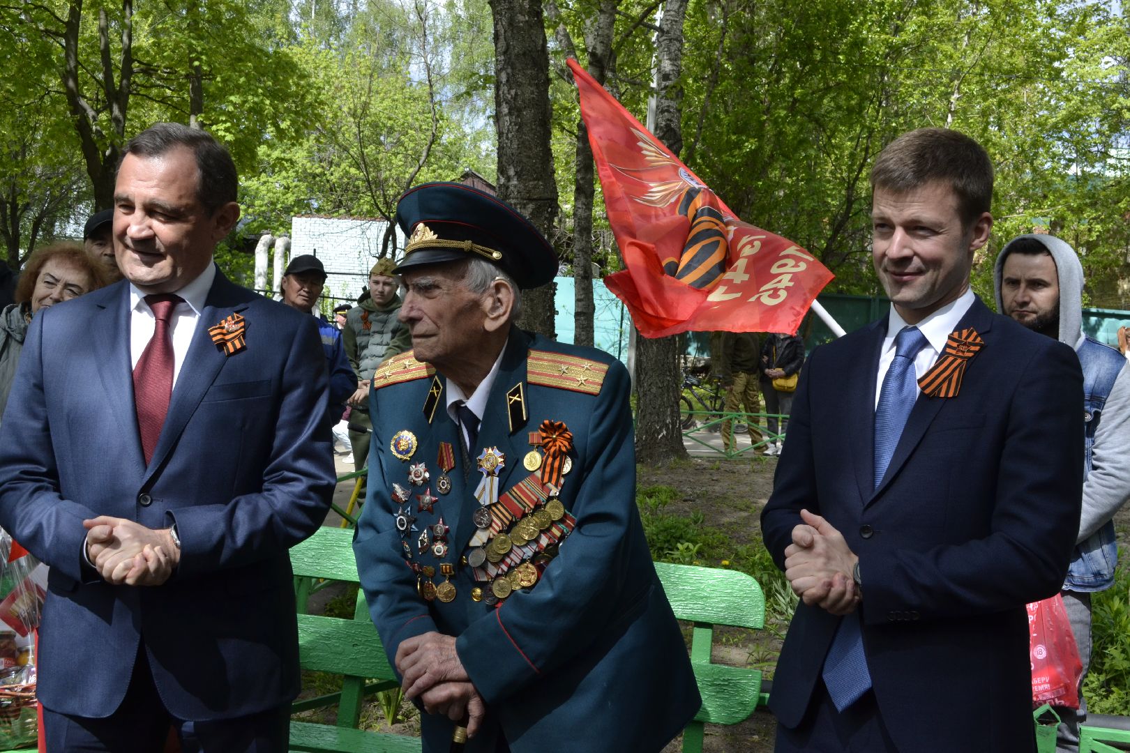 Балашиха, Подмосковье, День Победы, ветераны, Игорь Брынцалов, Сергей Юров