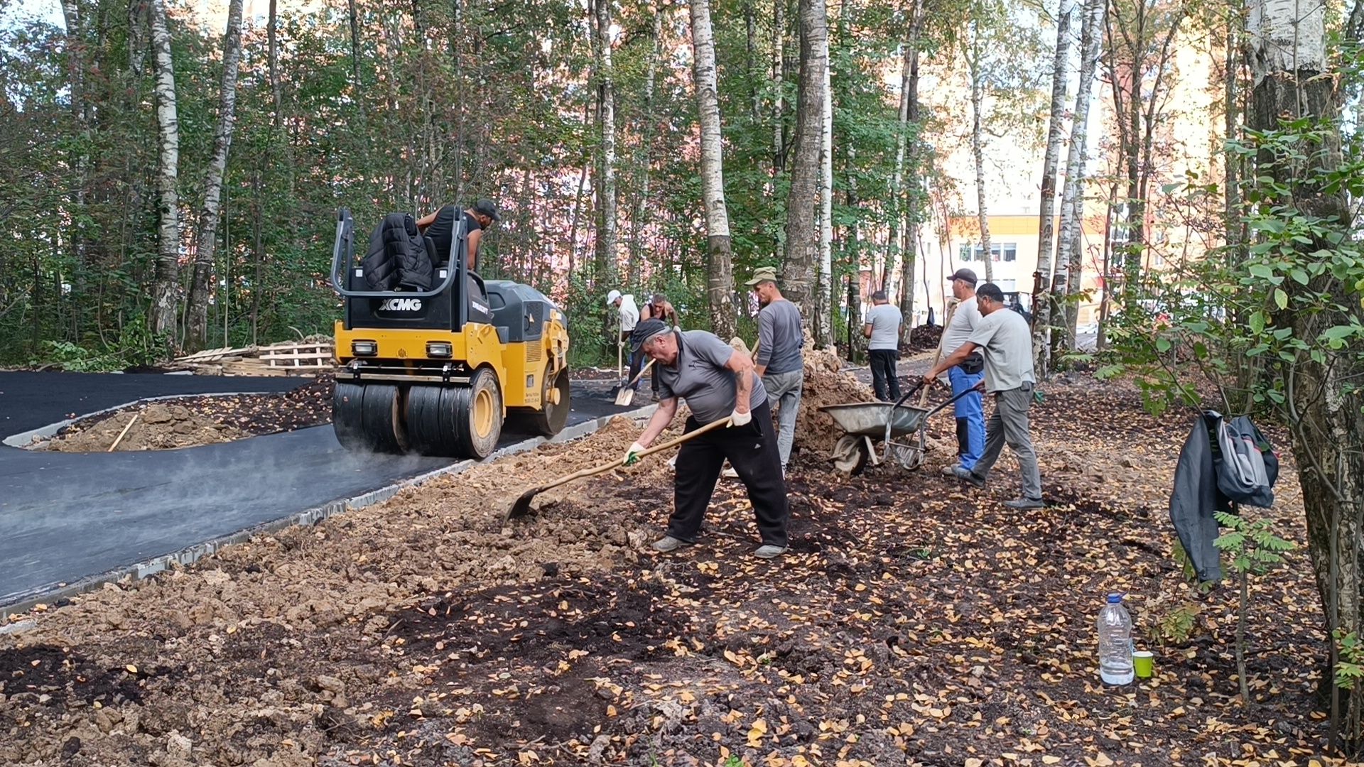 север, лобня, благоустройство,