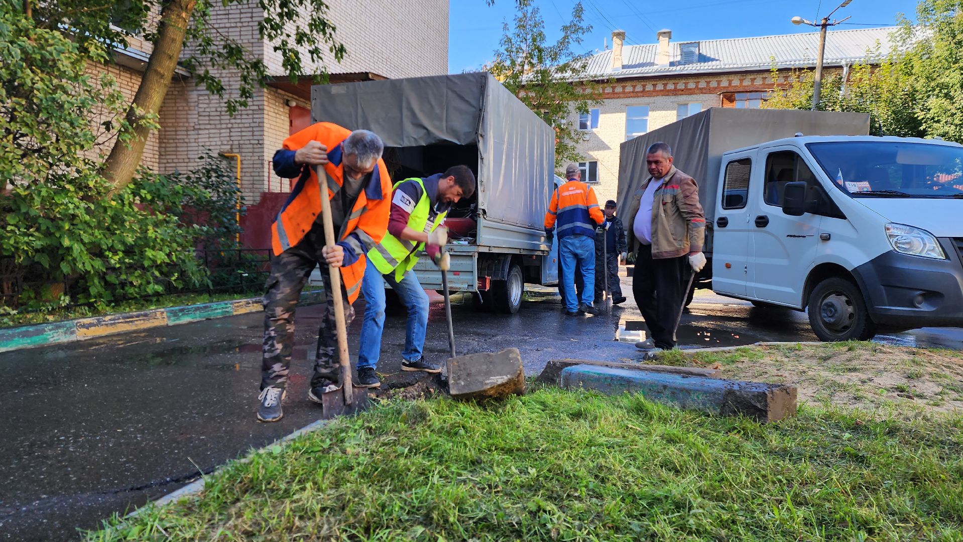 истра, благоустройство, ремонт двора,