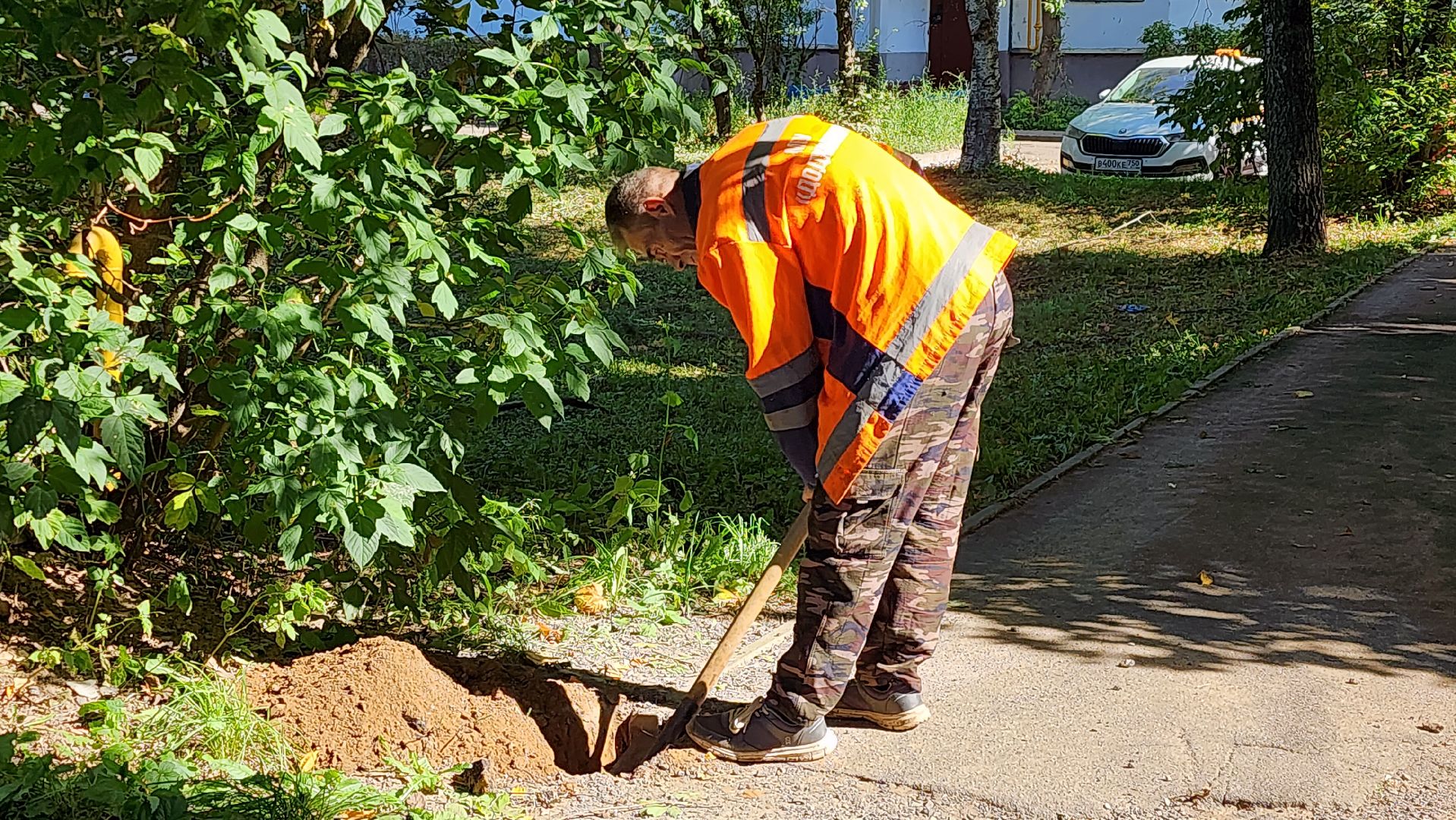 истра, ремонт тротуара, благоустройство, добродел,