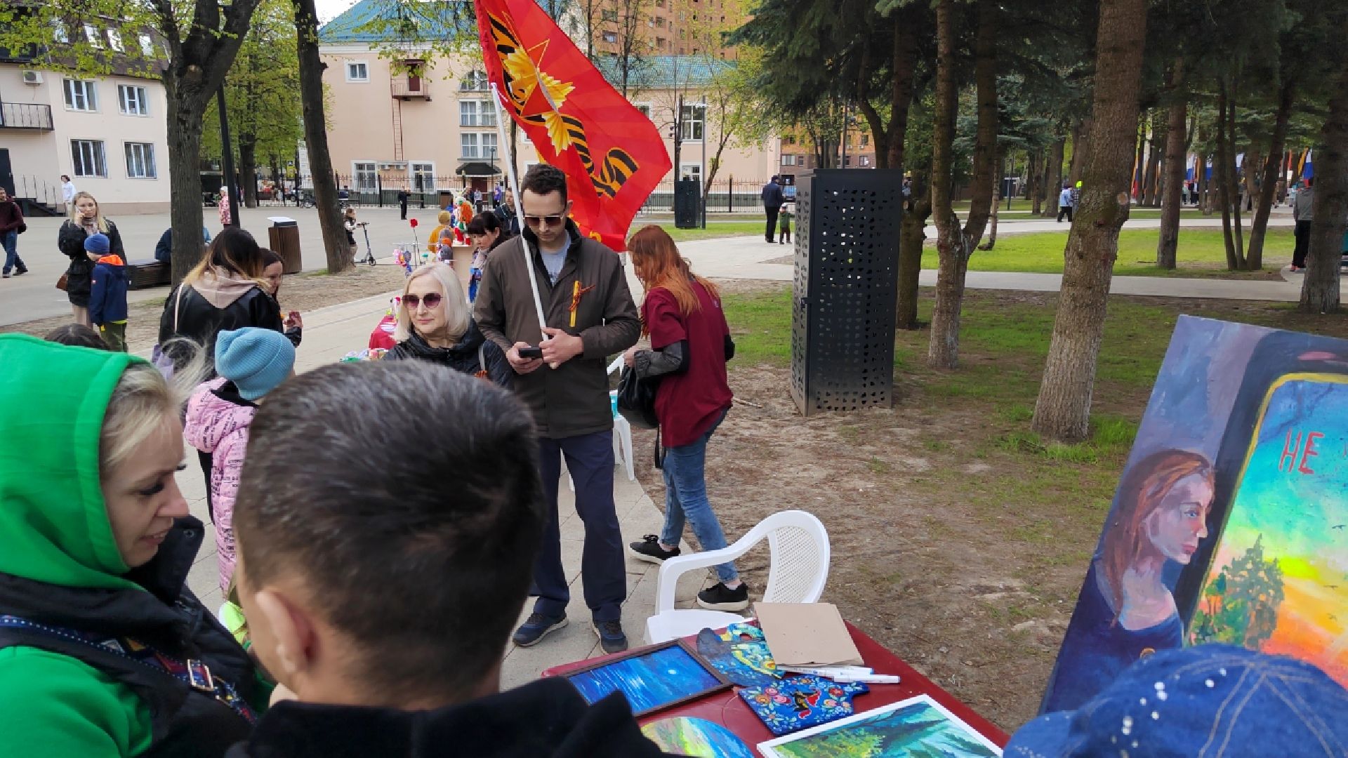 Пушкино, 9 мая, День Победы, мы помним, творчество, парки Подмосковья