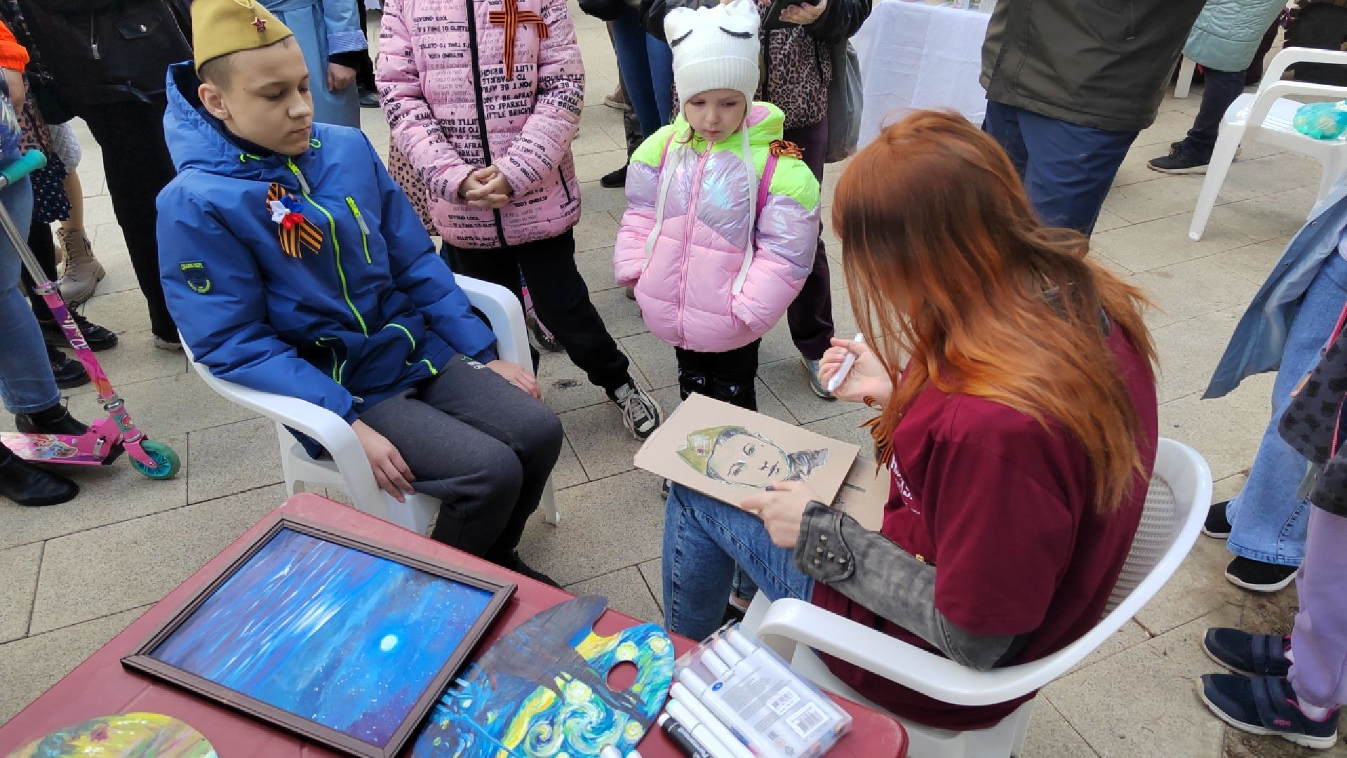 Пушкино, 9 мая, День Победы, мы помним, творчество, парки Подмосковья