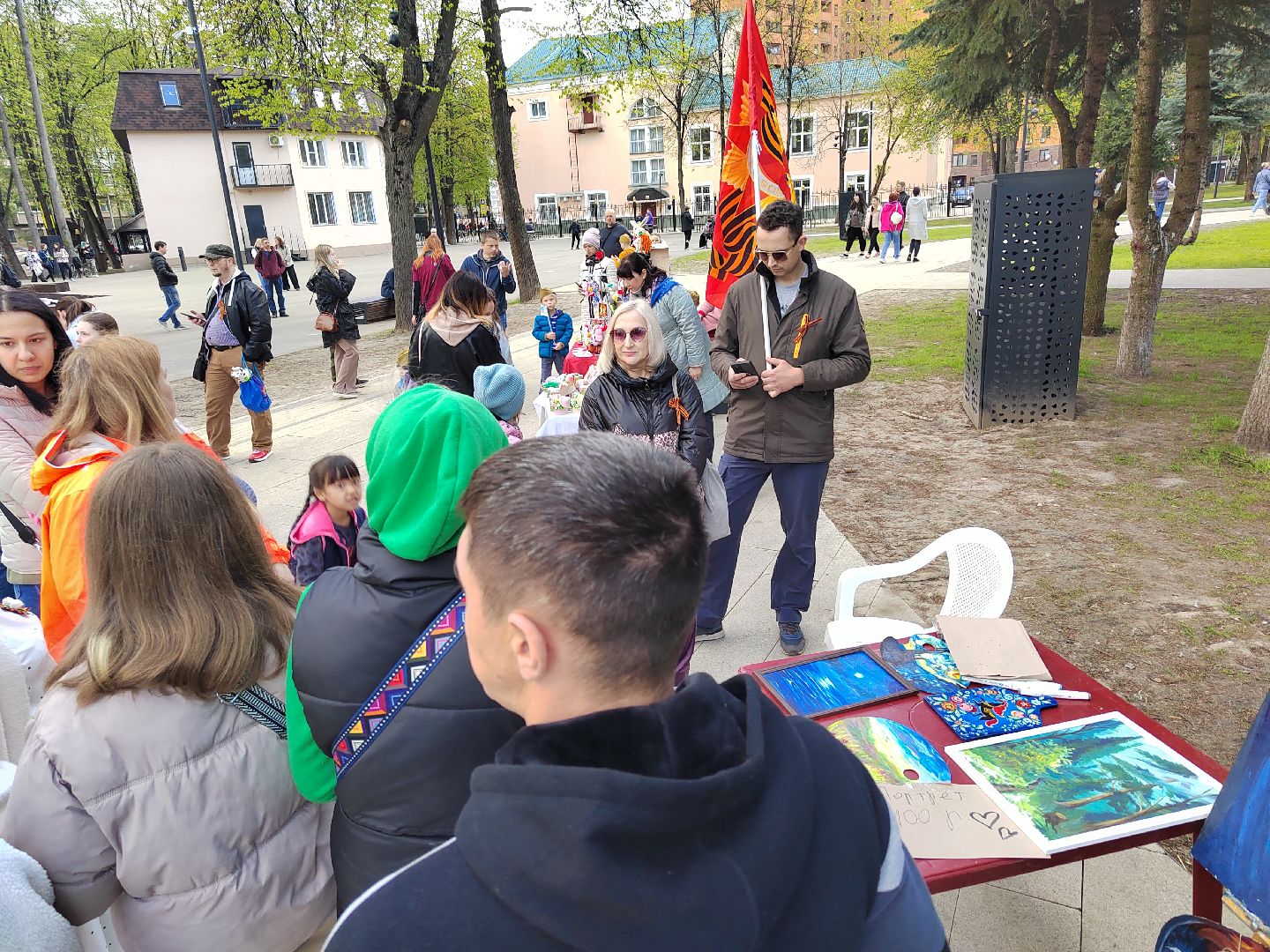 Пушкино, 9 мая, День Победы, мы помним, творчество, парки Подмосковья