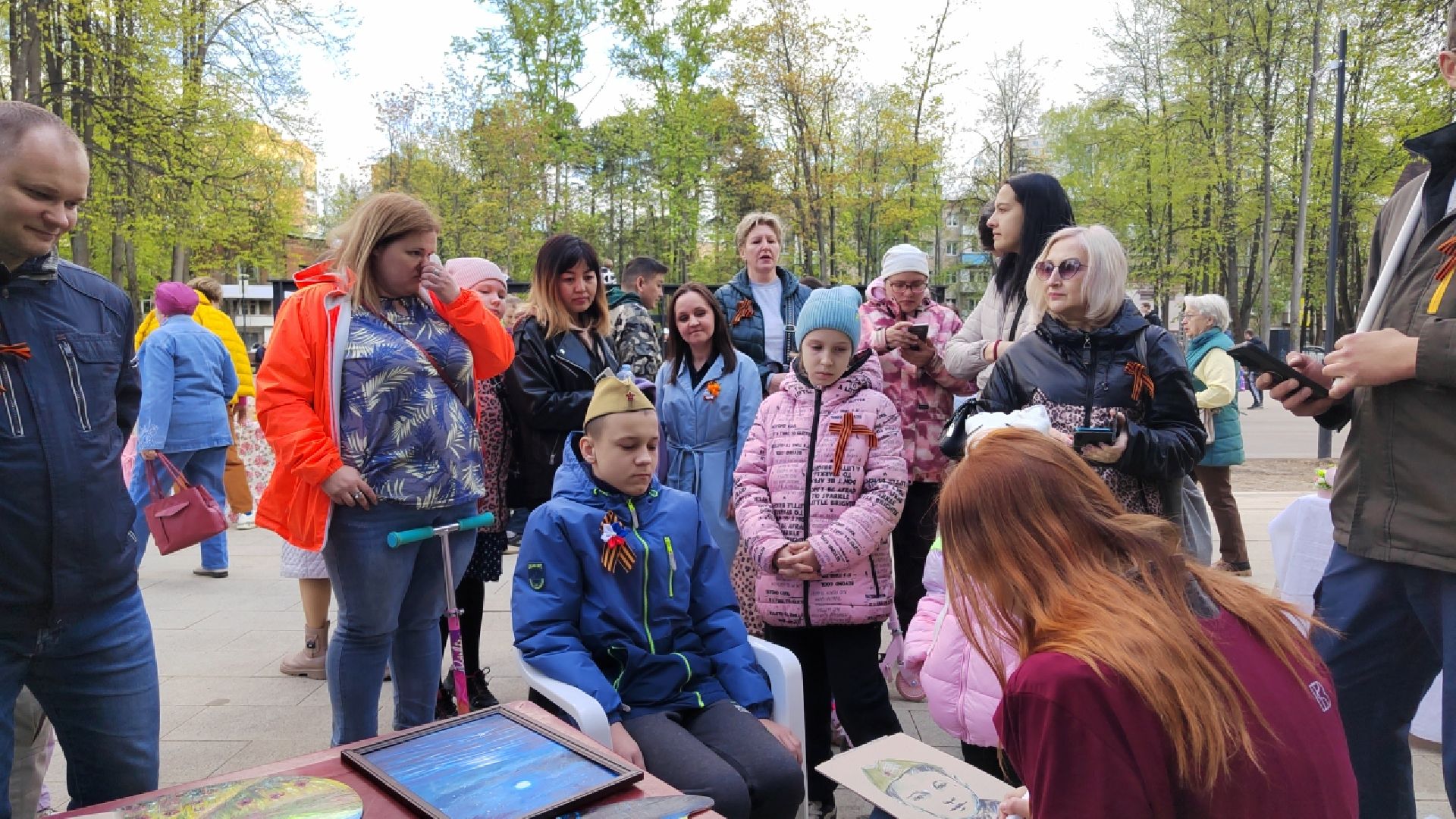 Пушкино, 9 мая, День Победы, мы помним, творчество, парки Подмосковья