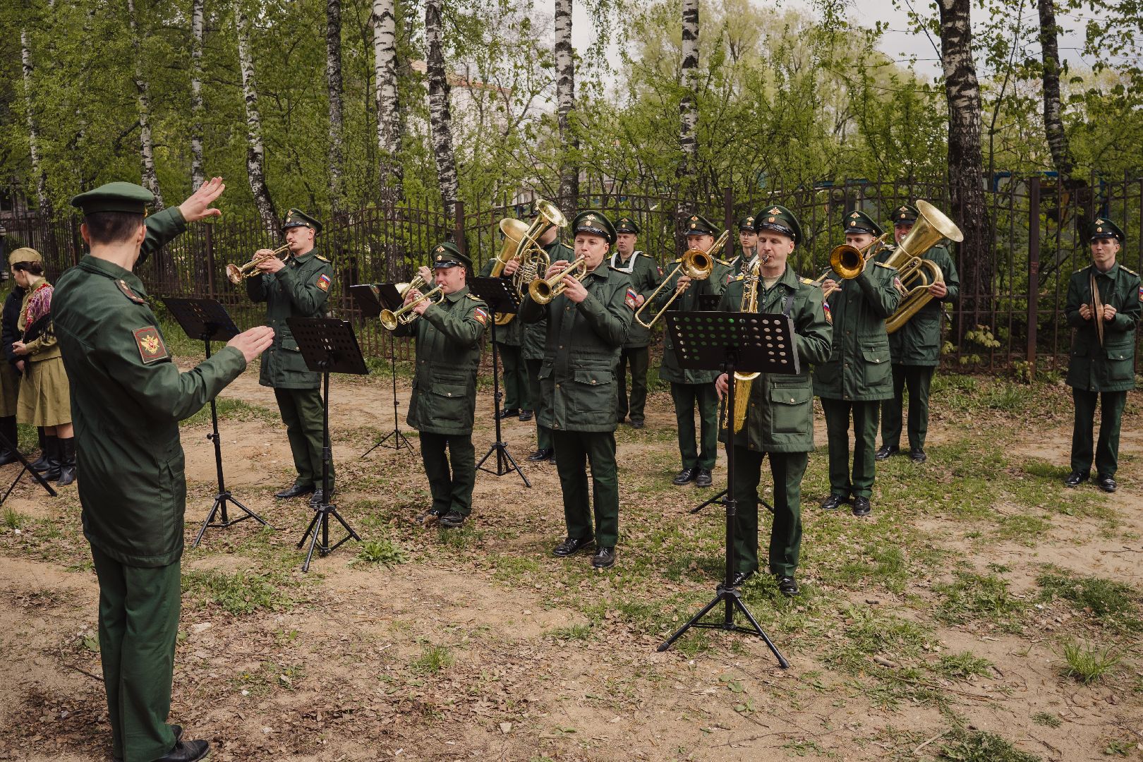 Можайск, Можайский городской округ, Подмосковье, День Победы, поздравление ветерана, фронтовая бригада, песни военных лет, 9 мая