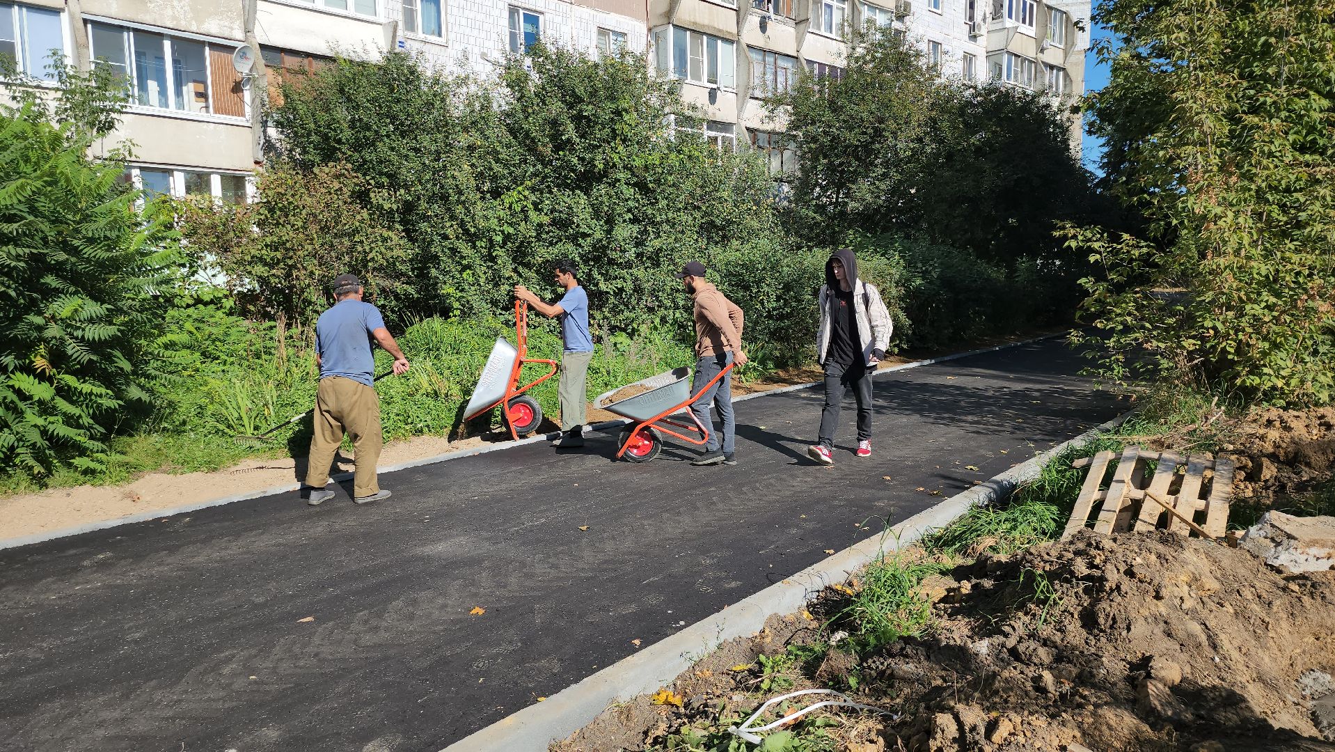серпухов, подмосковье, благоустройство, улица новая,