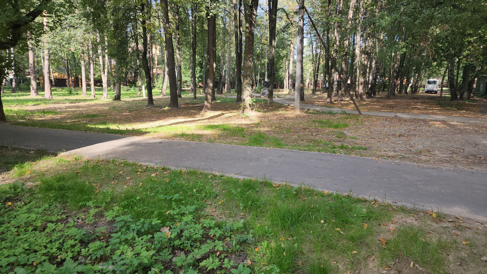 пушкино, народная тропа, пешком в подмосковье,асфальтирование,новый тротуар,комфортная среда,сквер,