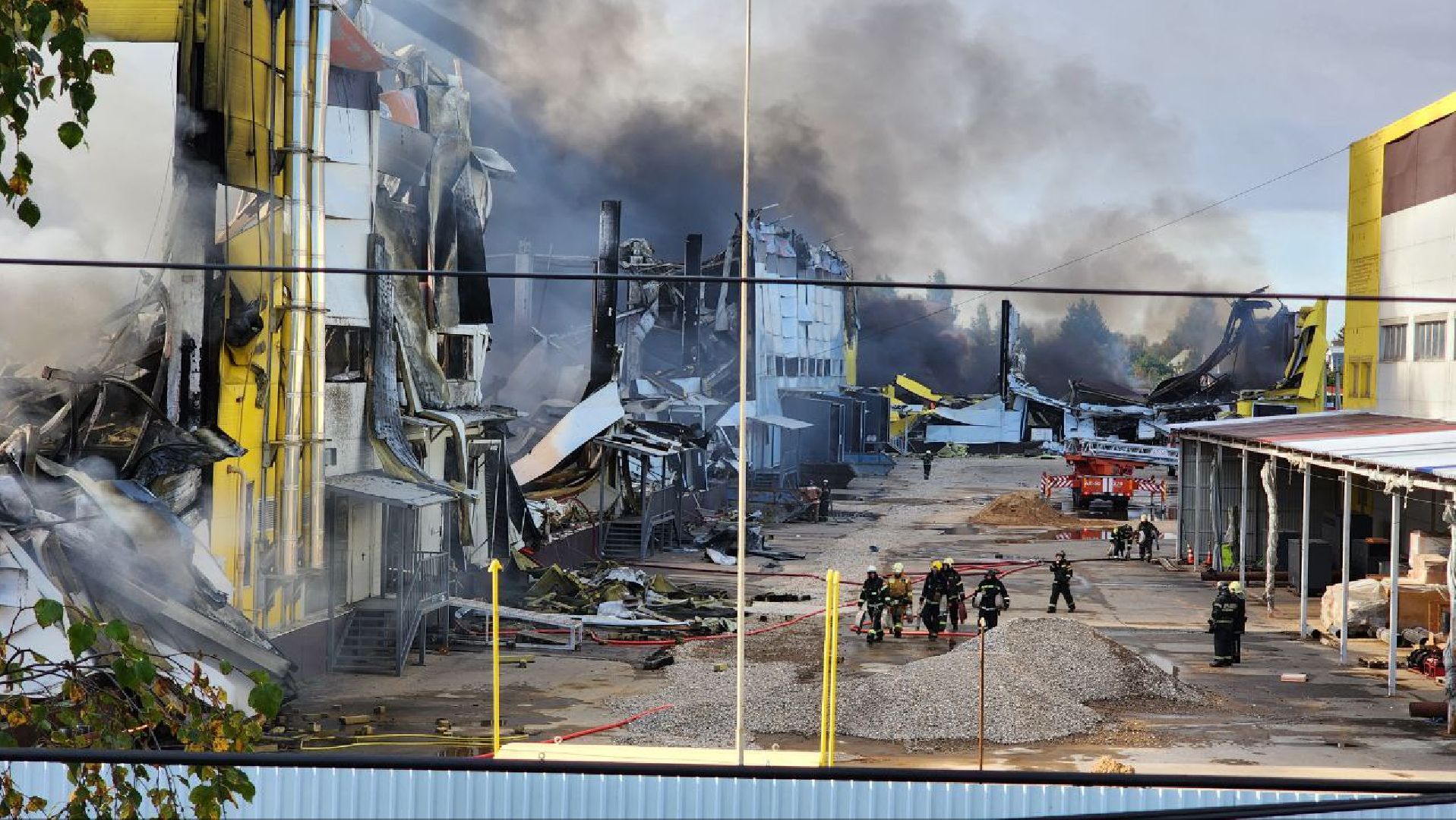 Дмитров, Пожар в логоцентре Катуар, ЧП в Некрасовском, МЧС,