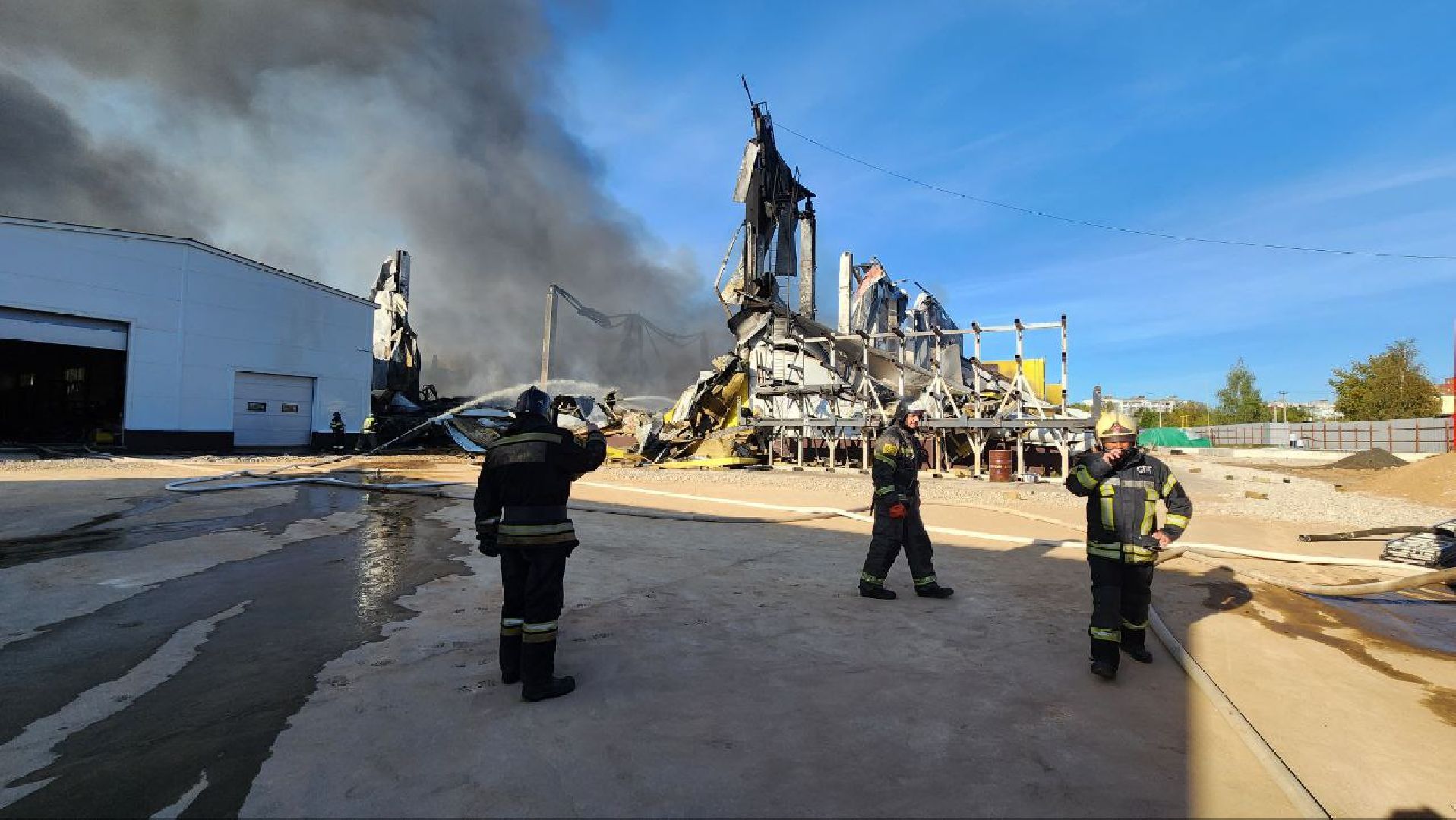 Дмитров, Пожар в логоцентре Катуар, ЧП в Некрасовском, МЧС,