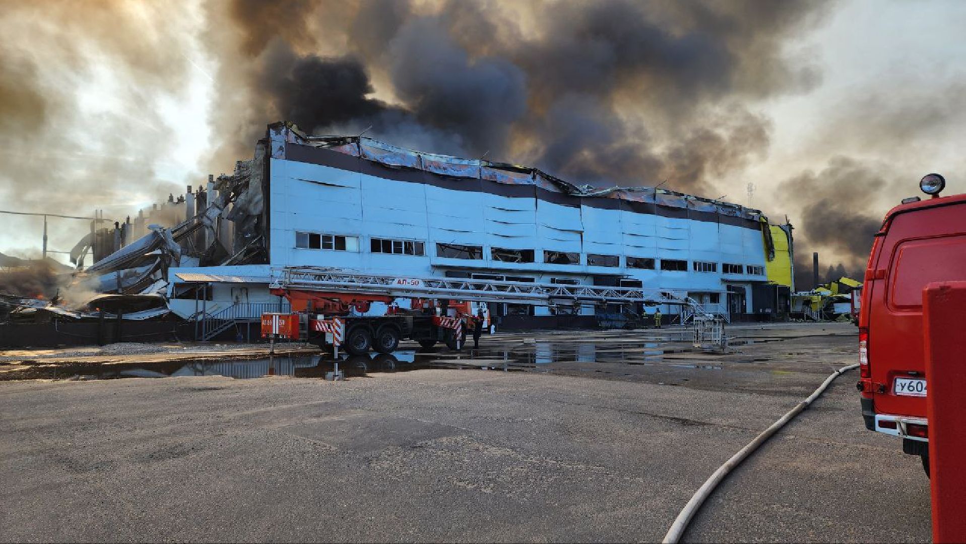 Дмитров, Пожар в логоцентре Катуар, ЧП в Некрасовском, МЧС,