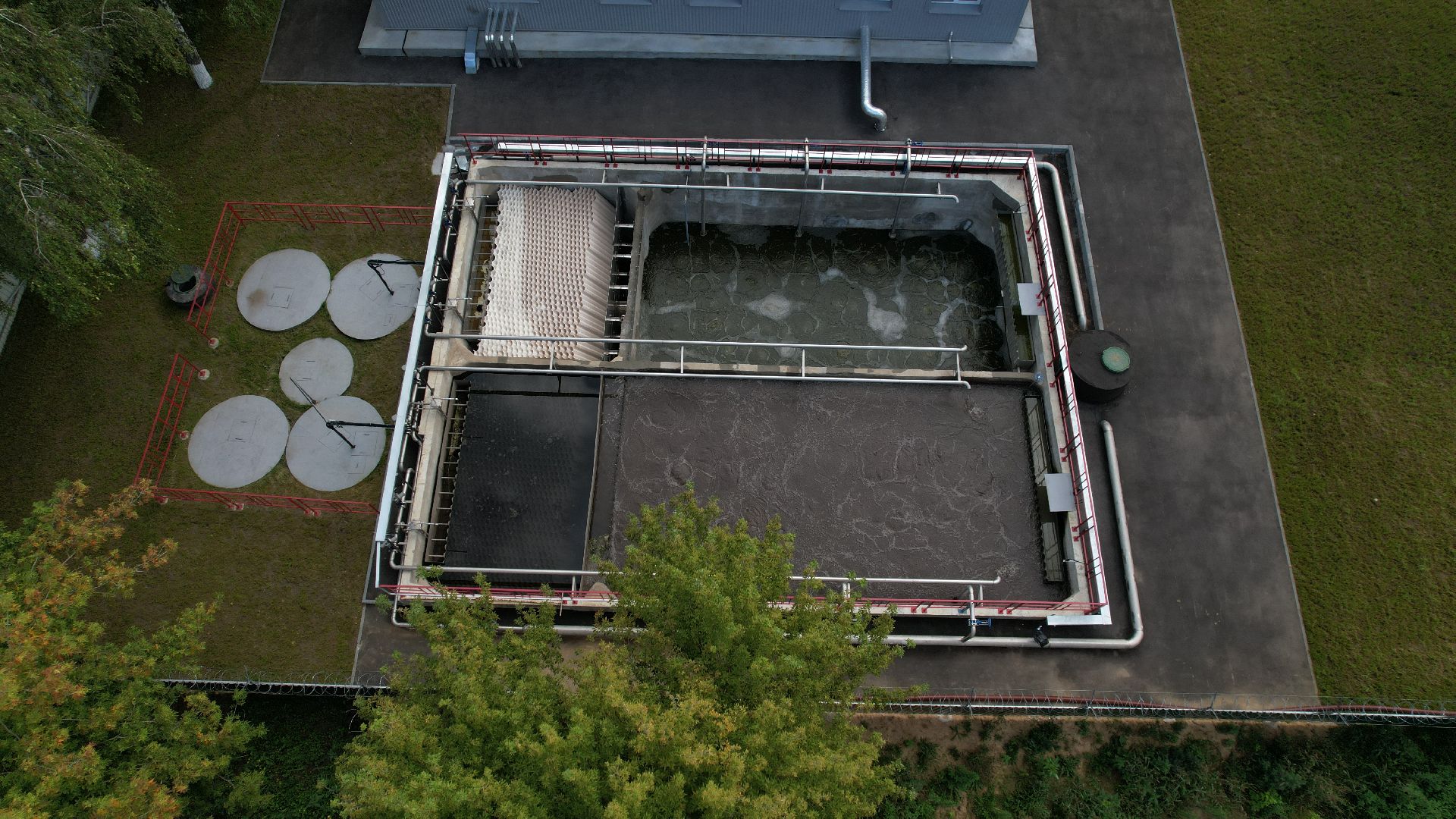 видео с коптера, очистные в зарайске, экология подмосковья,