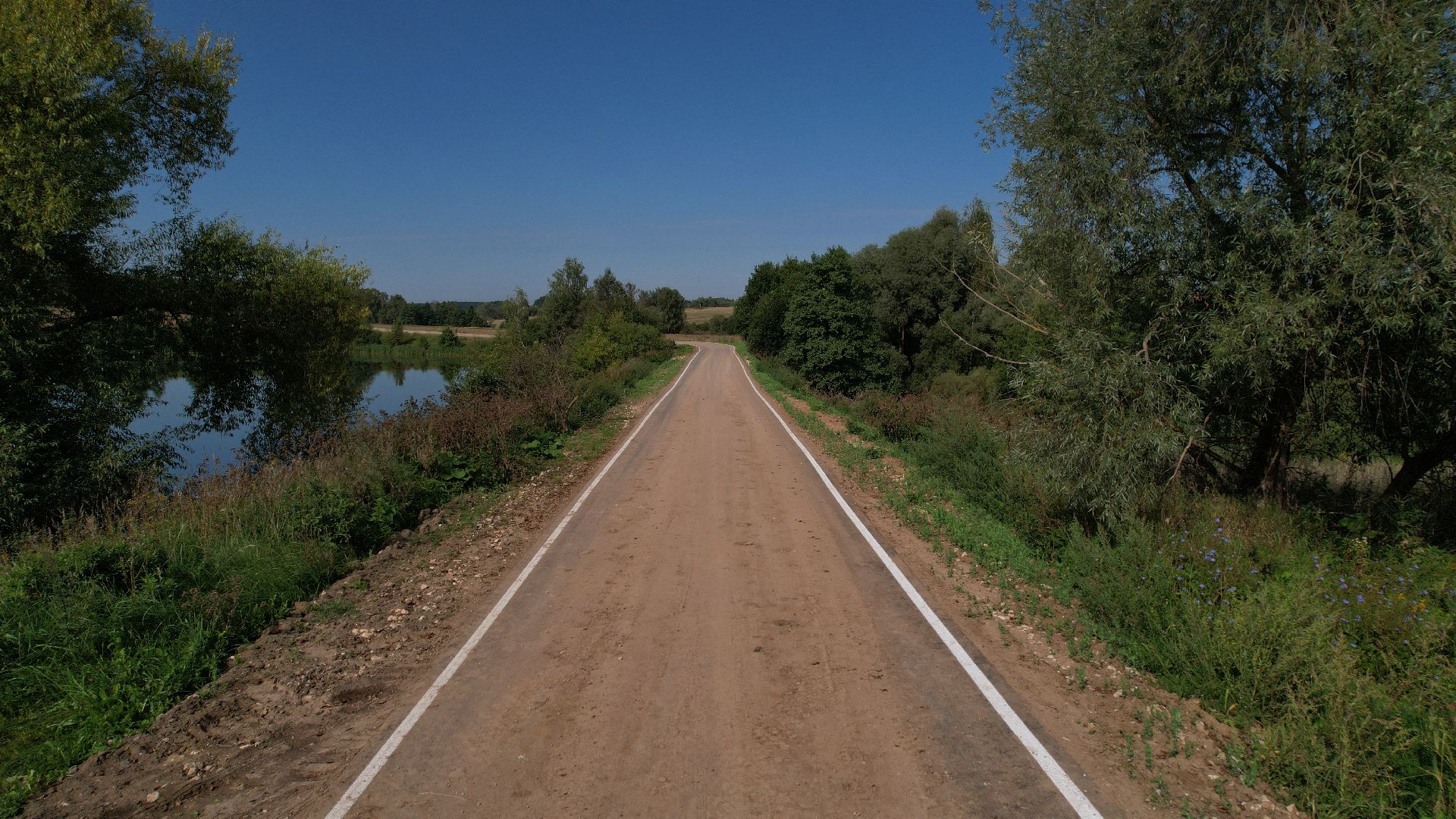 видео с коптера, дороги подмосковья, дороги зарайска,