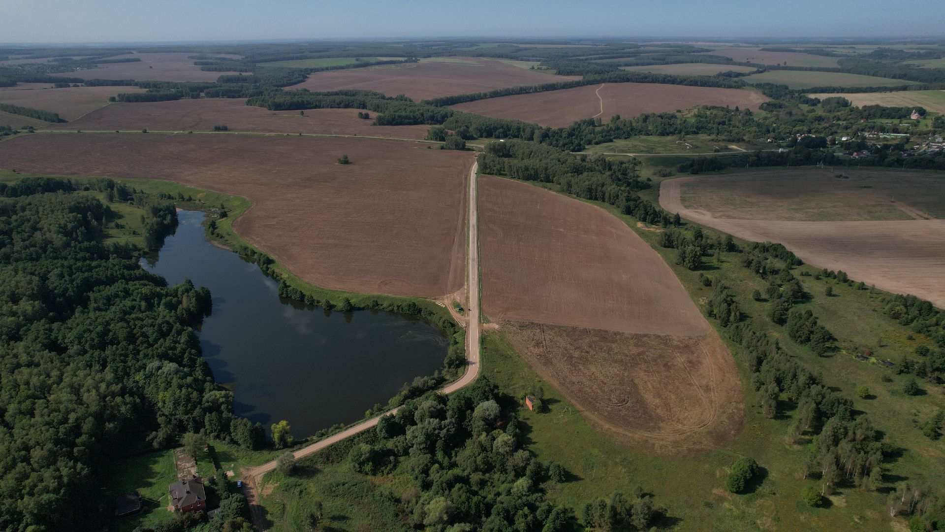 видео с коптера, дороги подмосковья, дороги зарайска,