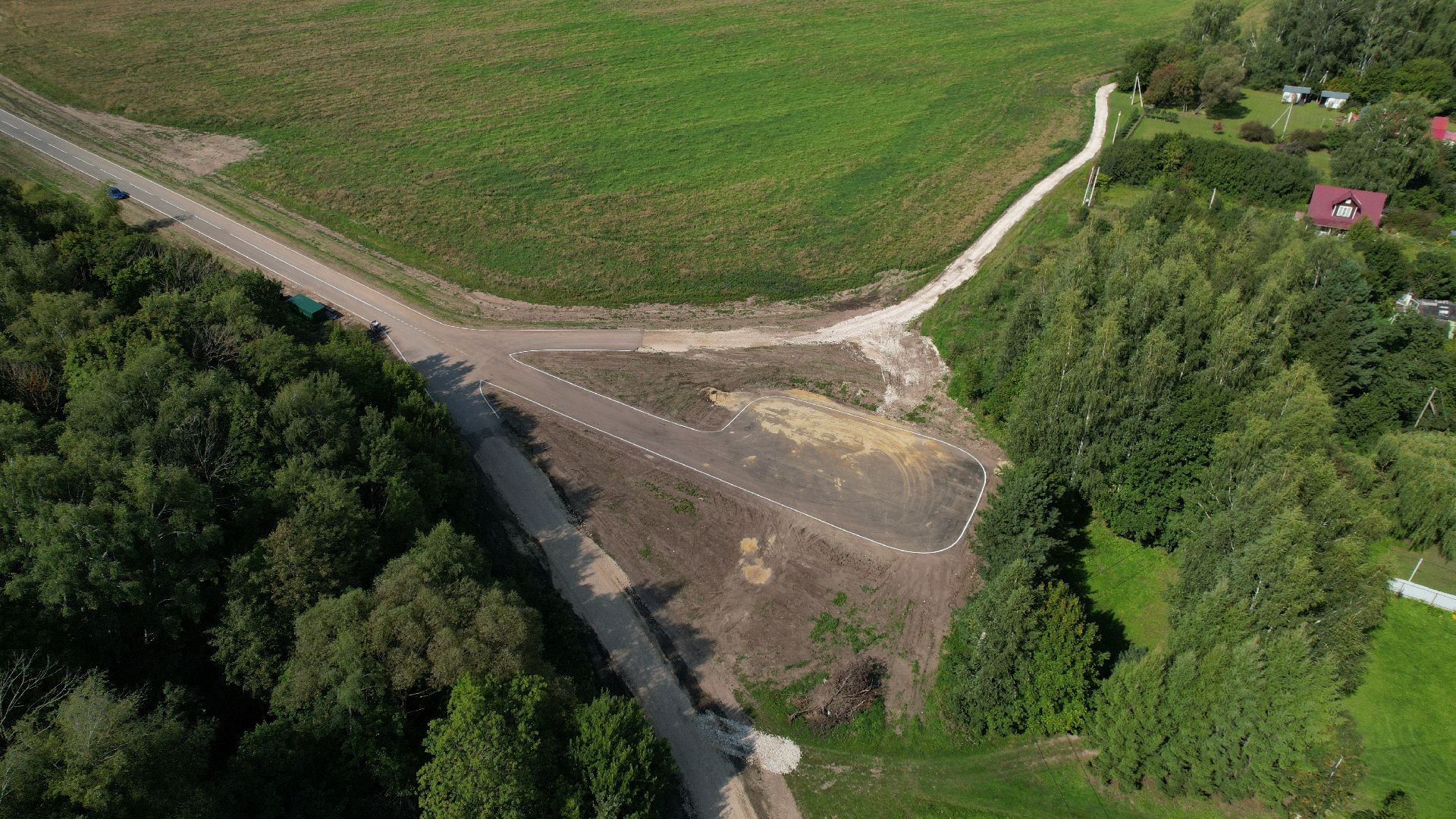 видео с коптера, дороги в зарайске, дороги подмосковья,