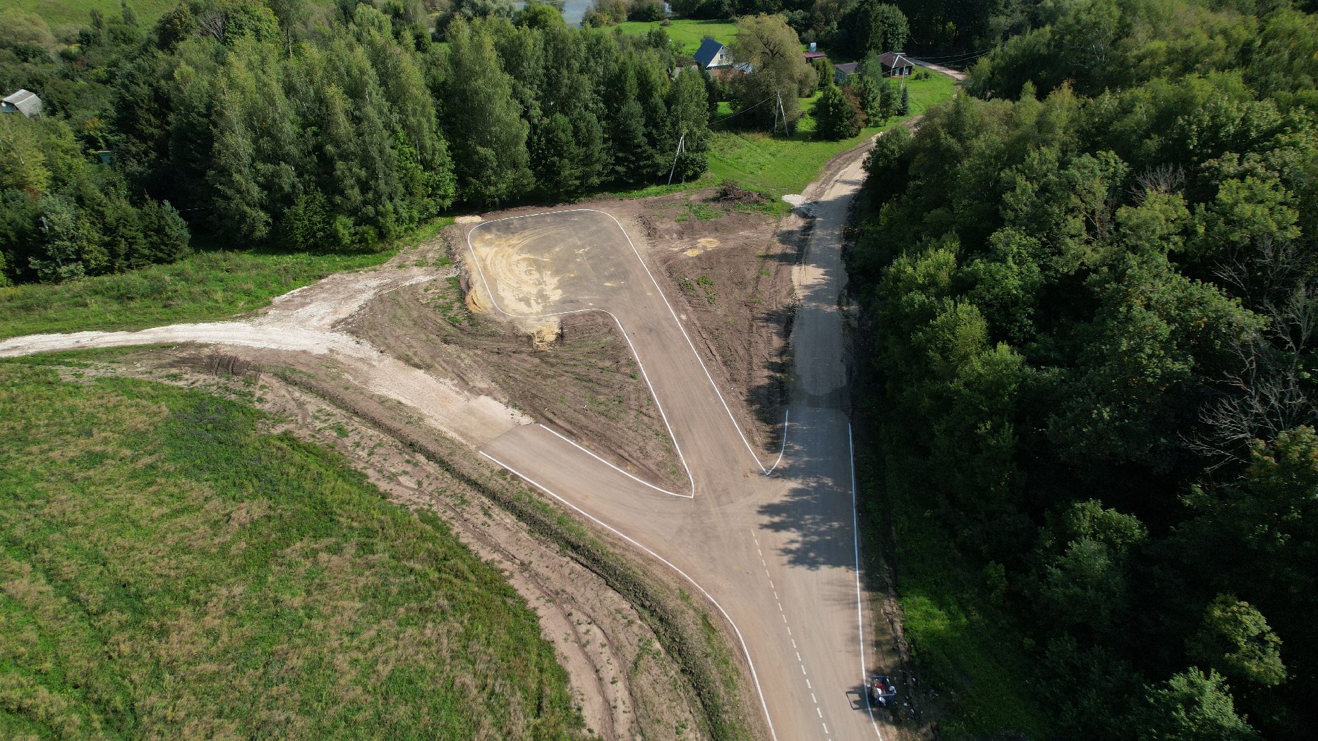 видео с коптера, дороги в зарайске, дороги подмосковья,