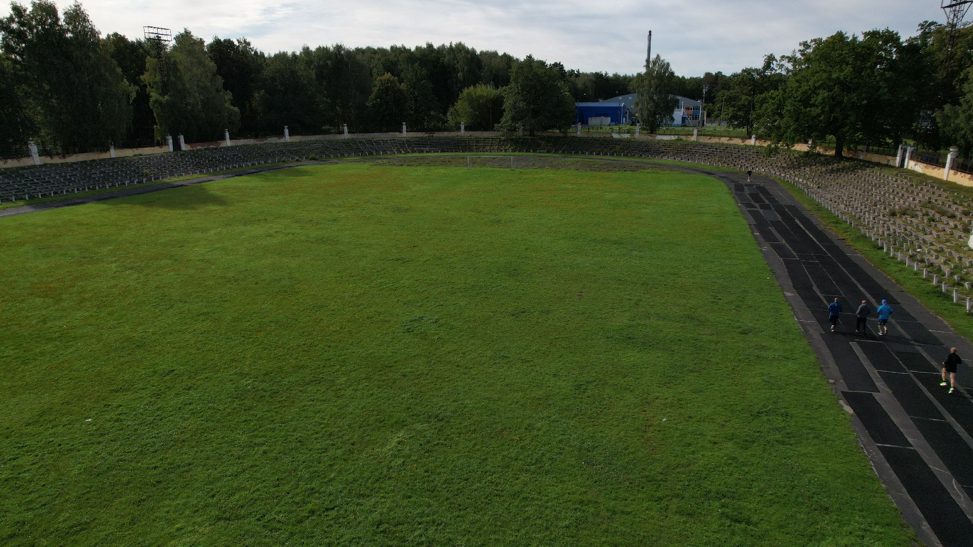 видео с коптера, стадион металлург,