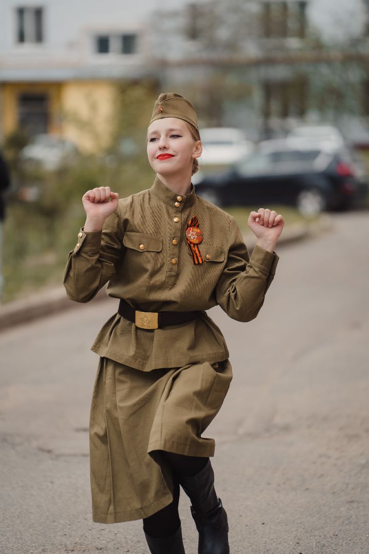 Можайск, Можайский городской округ, Подмосковье, День Победы, поздравление ветерана, фронтовая бригада, песни военных лет, 9 мая