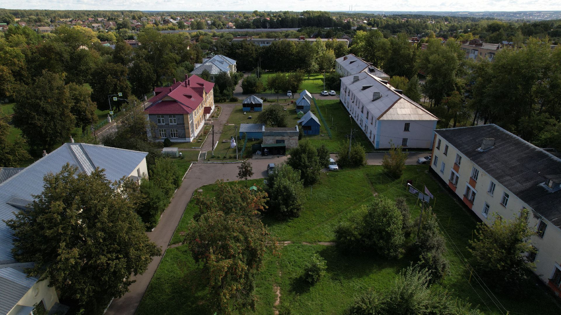 видео с коптера, расселение бараков ступино,