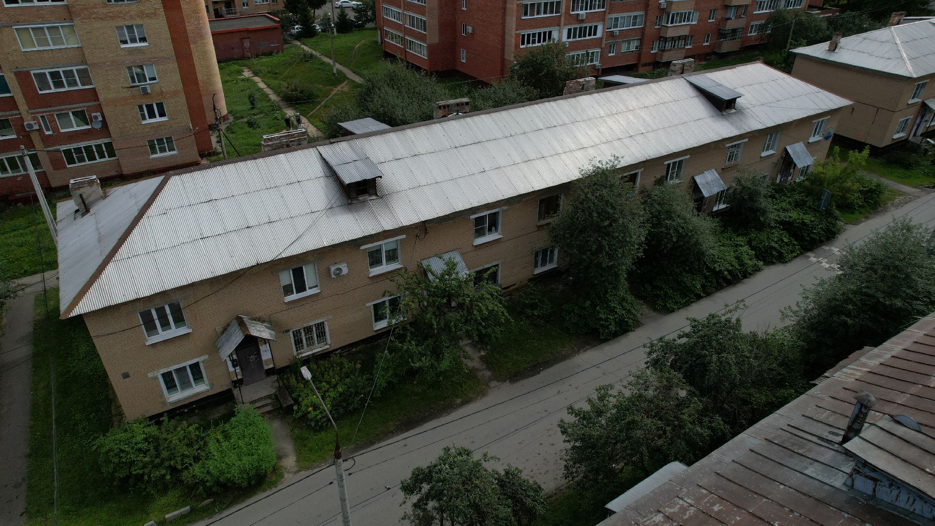 видео с коптера, расселение бараков ступино,