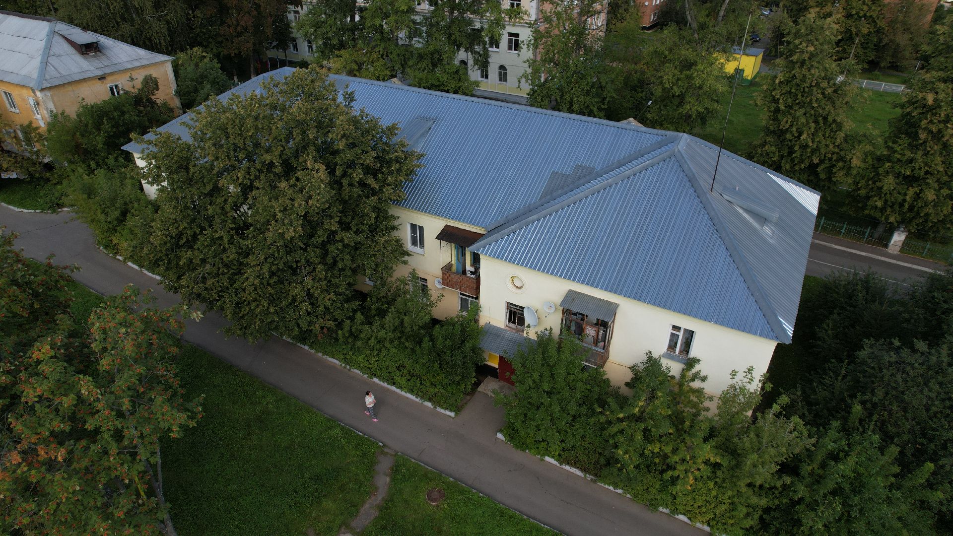 видео с коптера, расселение бараков ступино,