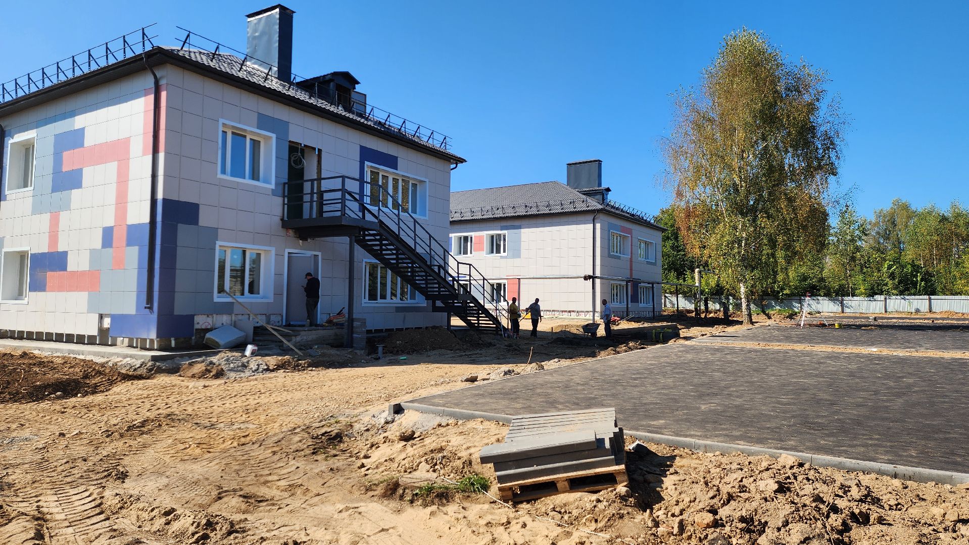 Руза , капитальный ремонт детского сада, колюбакино, Строительство ,