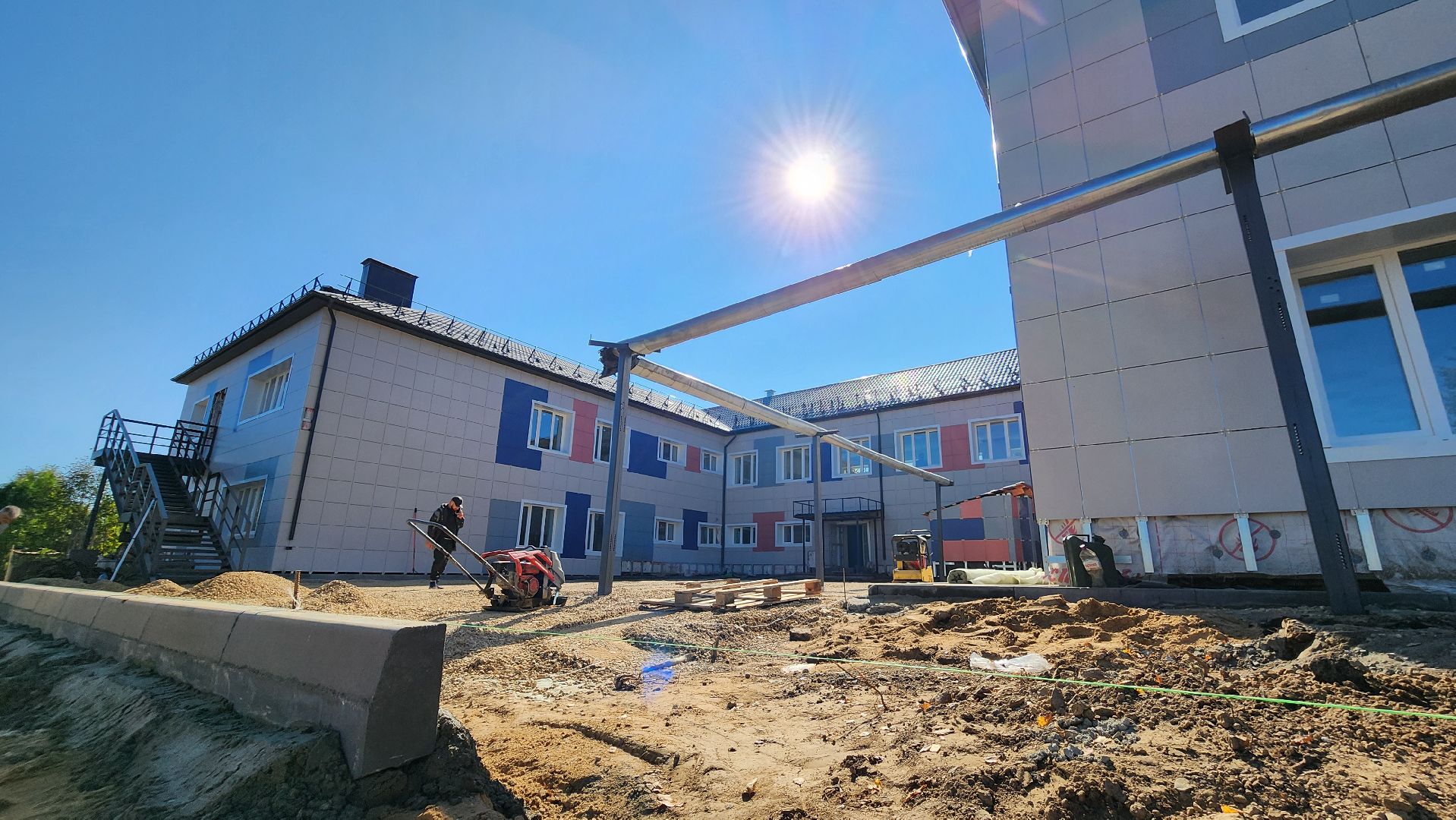 Руза , капитальный ремонт детского сада, колюбакино, Строительство ,