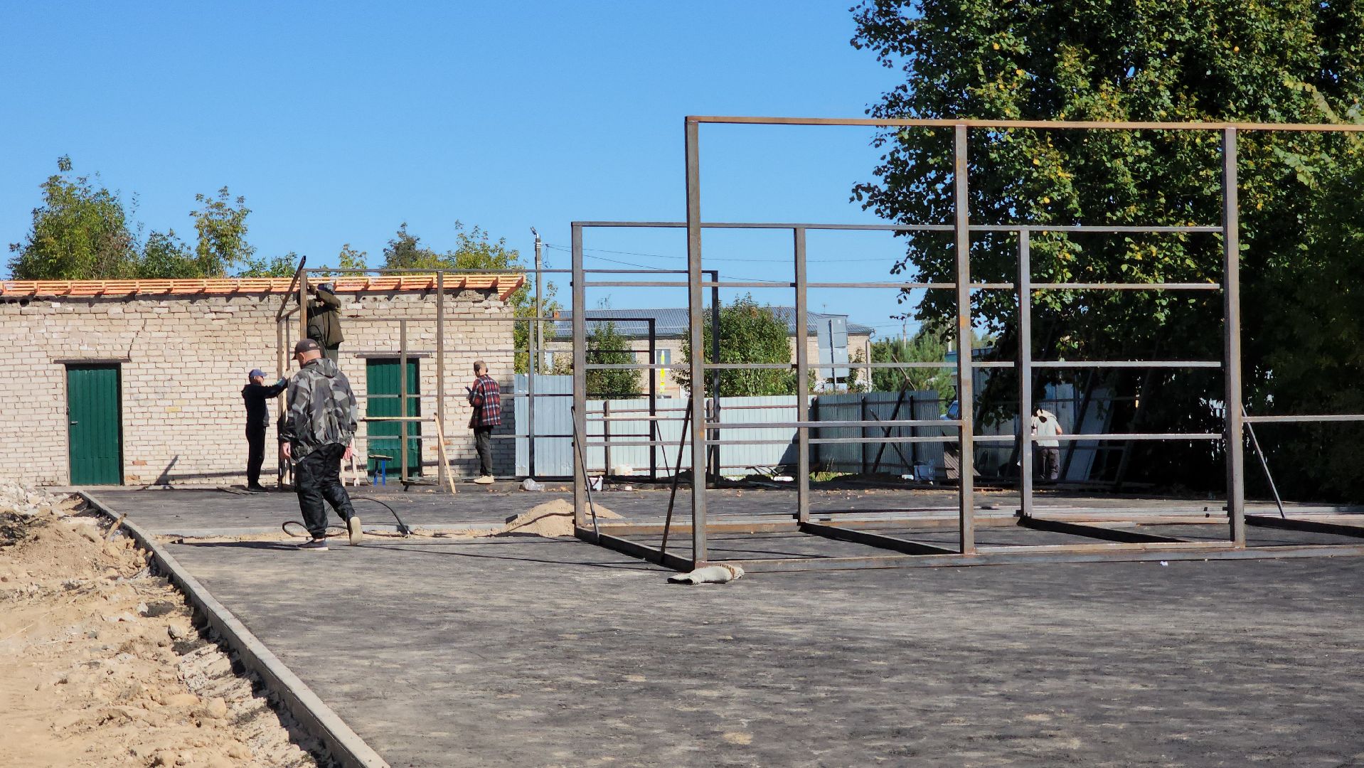 Руза , капитальный ремонт детского сада, колюбакино, Строительство ,