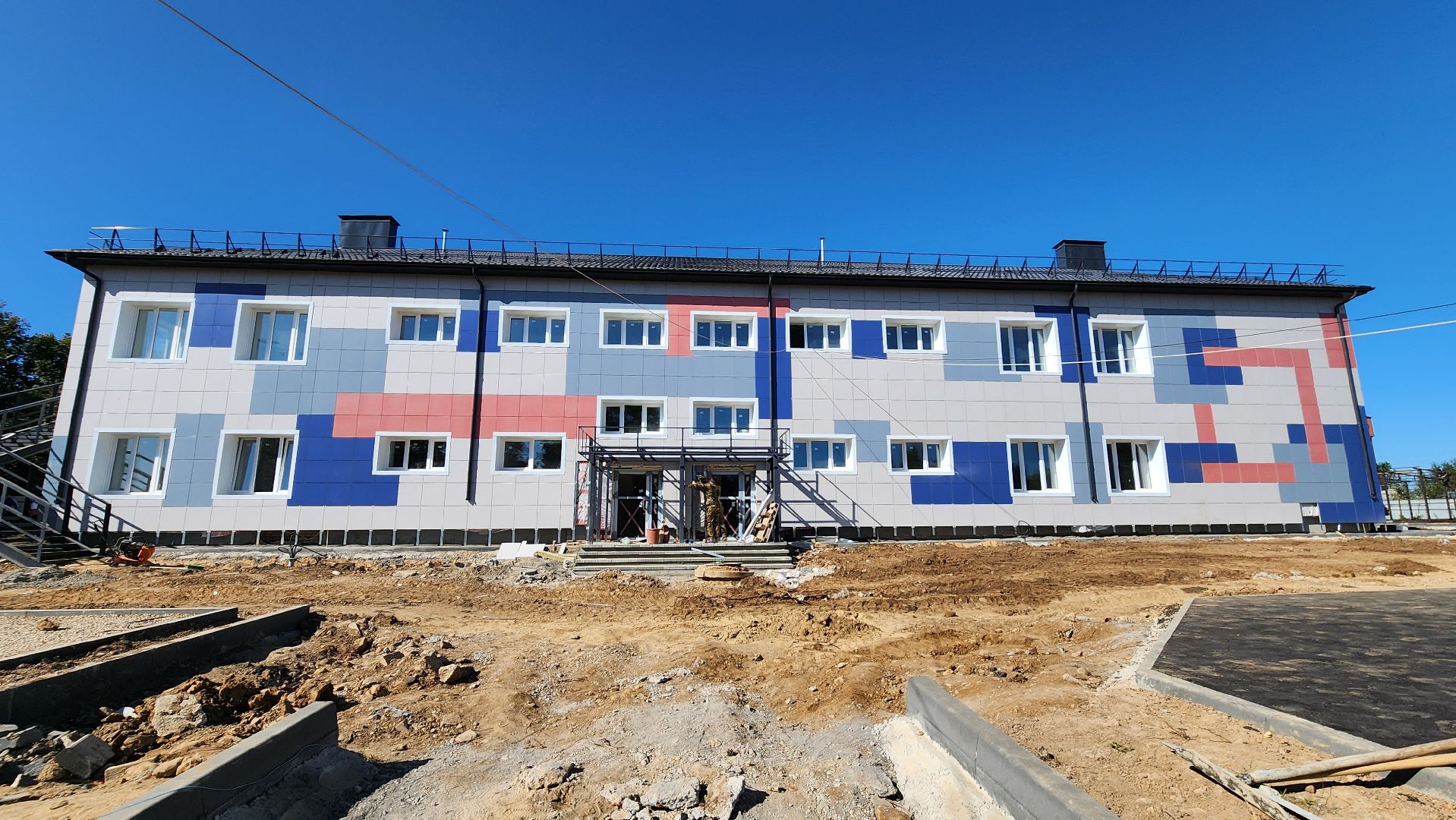 Руза , капитальный ремонт детского сада, колюбакино, Строительство ,