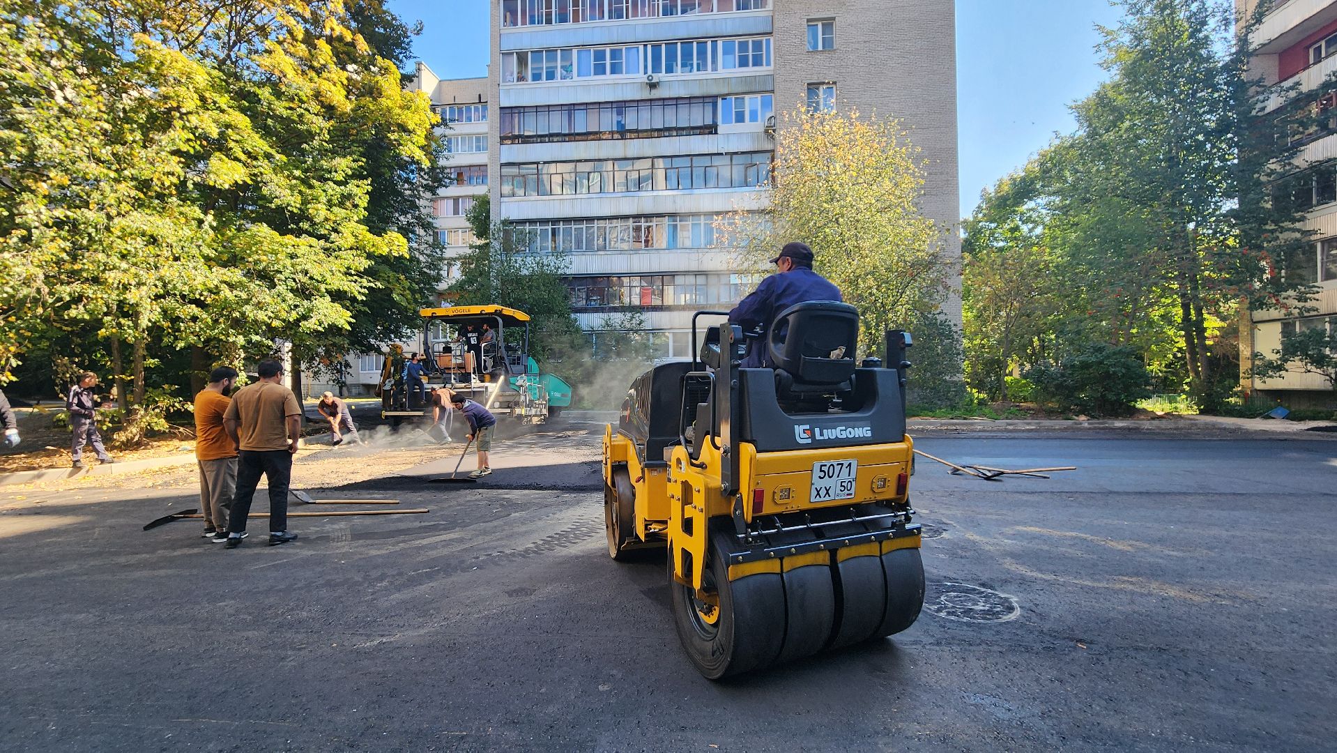 новый асфальт, благоустройство , кбдт, протвино,